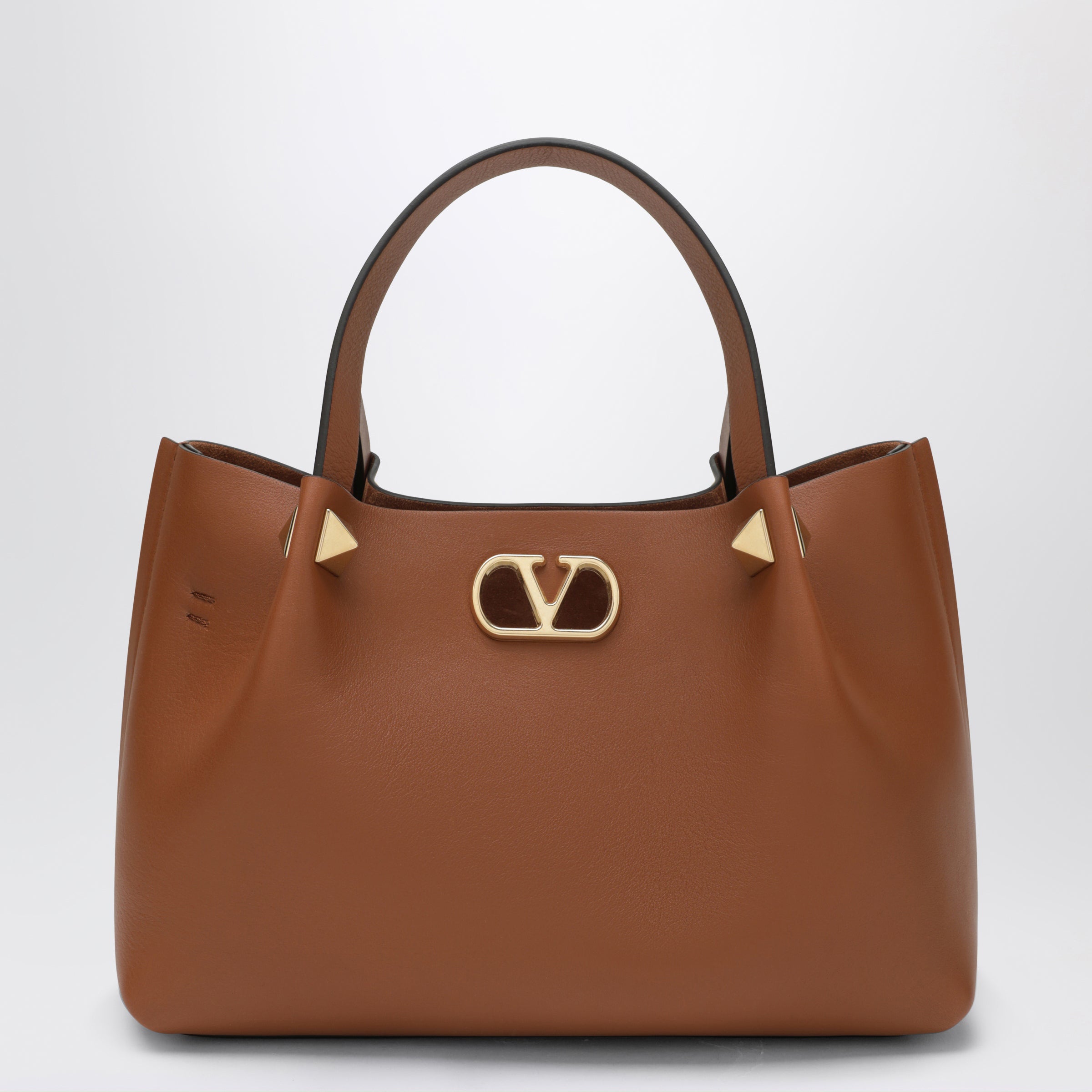 Valentino Garavani Small Vlogo Signature Shopping Bag In Li