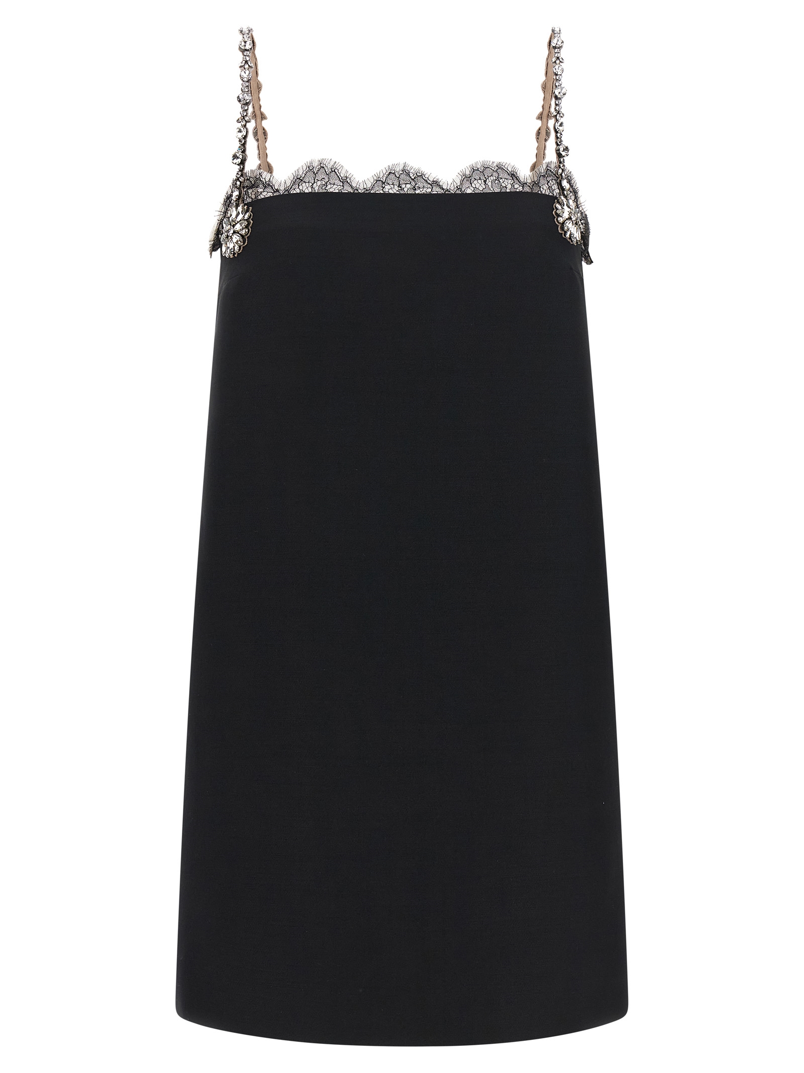 Valentino Garavani Crystal Embroidery Dress