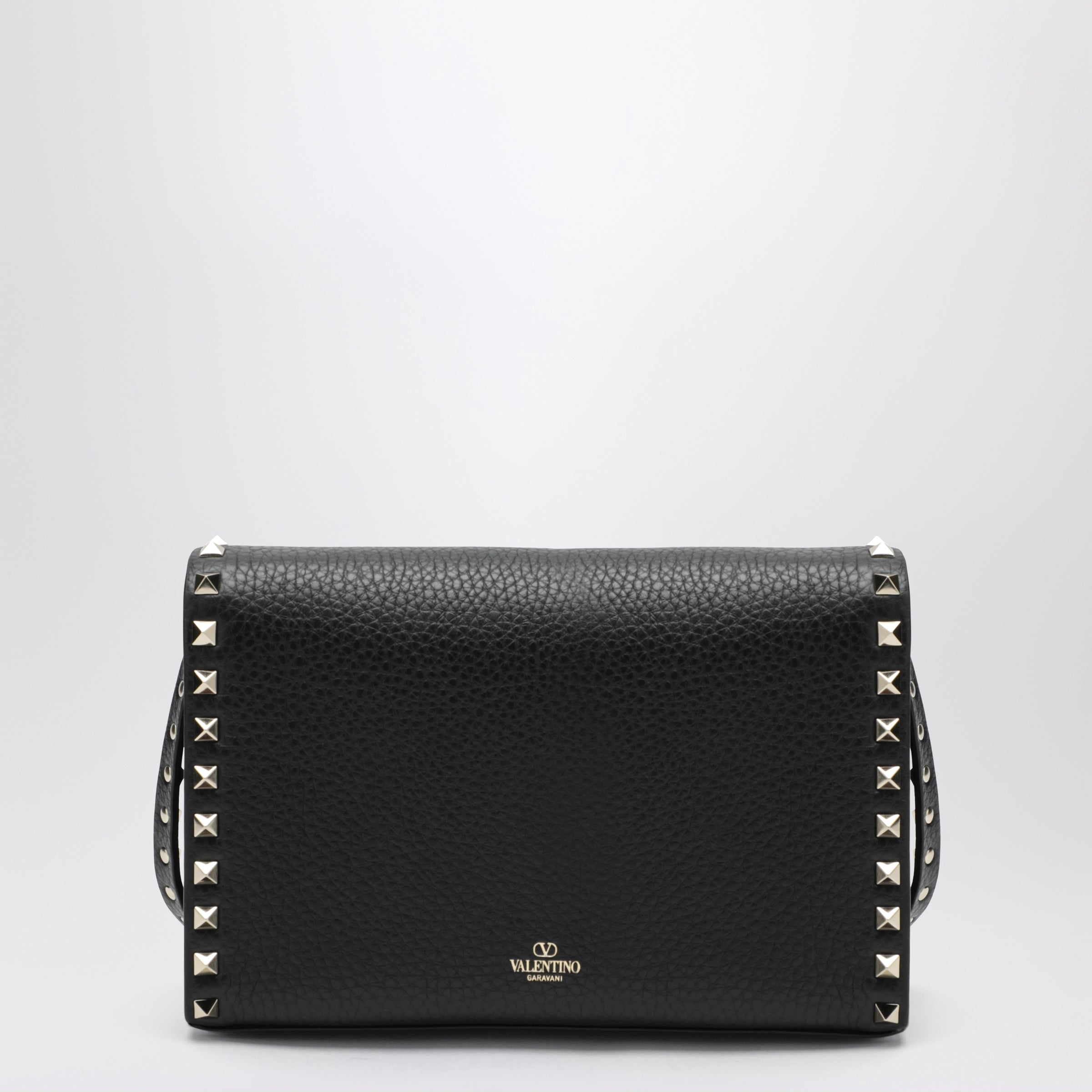 Valentino Small Black Rockstud Crossbody Bag