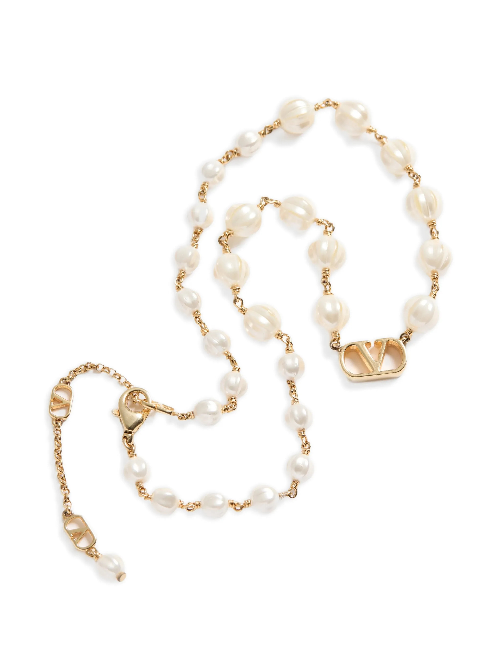 Valentino White Leather Jewelry