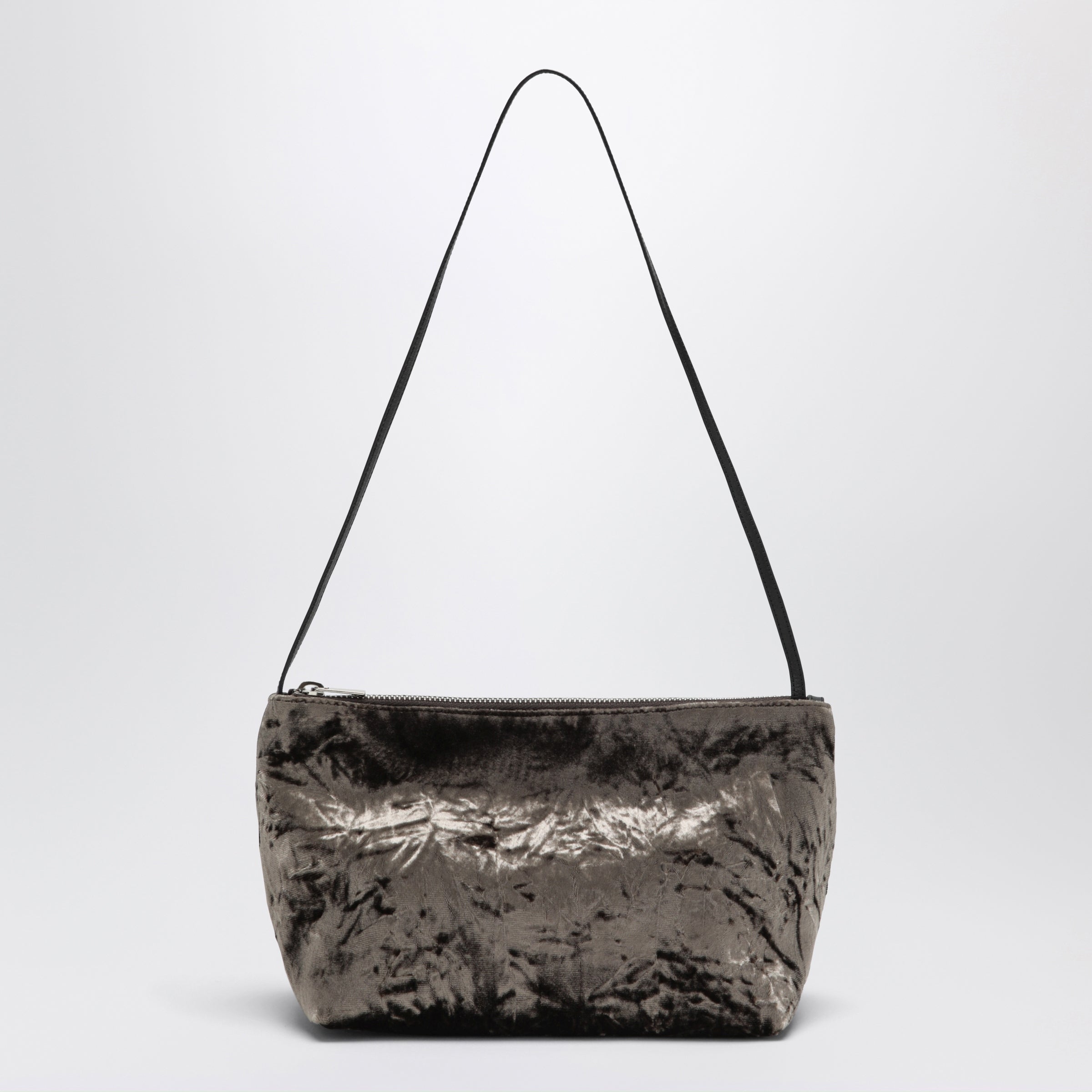 Valesque Corset Brown Pouch In Velvet