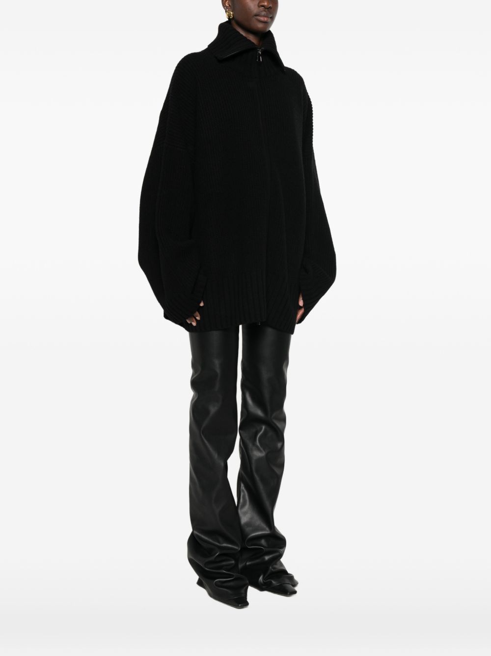 The Frankie Shop Veda Wool Oversized Cardigan
