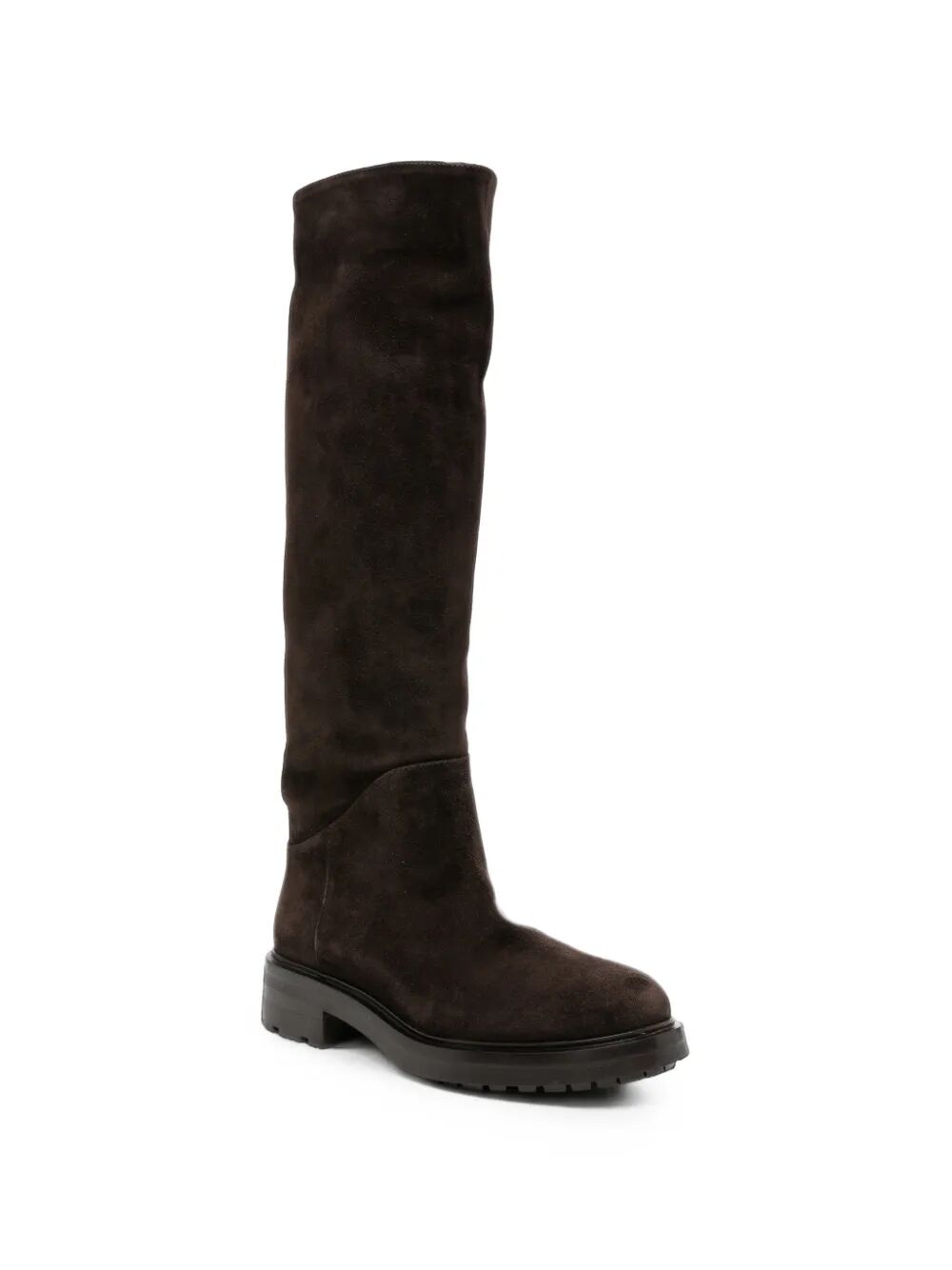 Strategia "Velour Talc" Ebony Boots