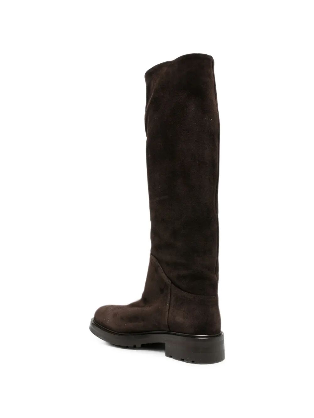 Strategia "Velour Talc" Ebony Boots