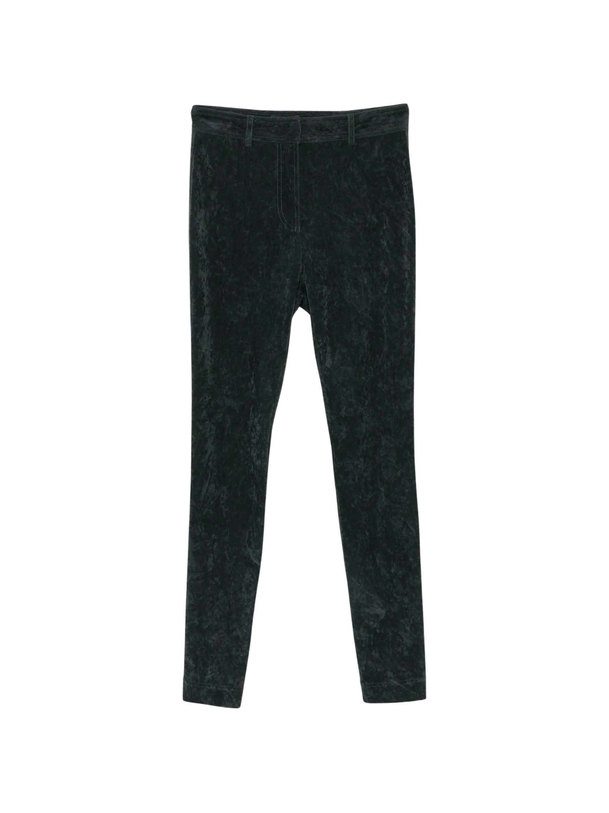 Alberta Ferreti Velvet-Effect Trousers