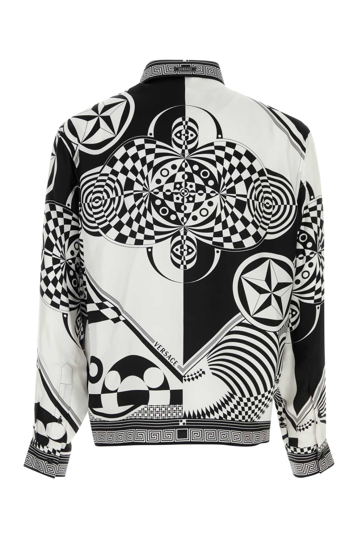 Versace Informal Shirt Silk Twill Print Medusa C