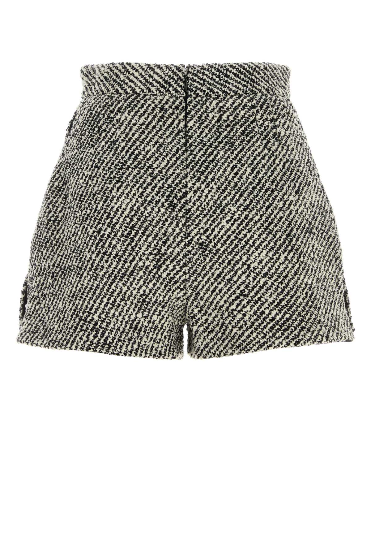 Versace Skirt Responsible Bicolour Wool Boucle'