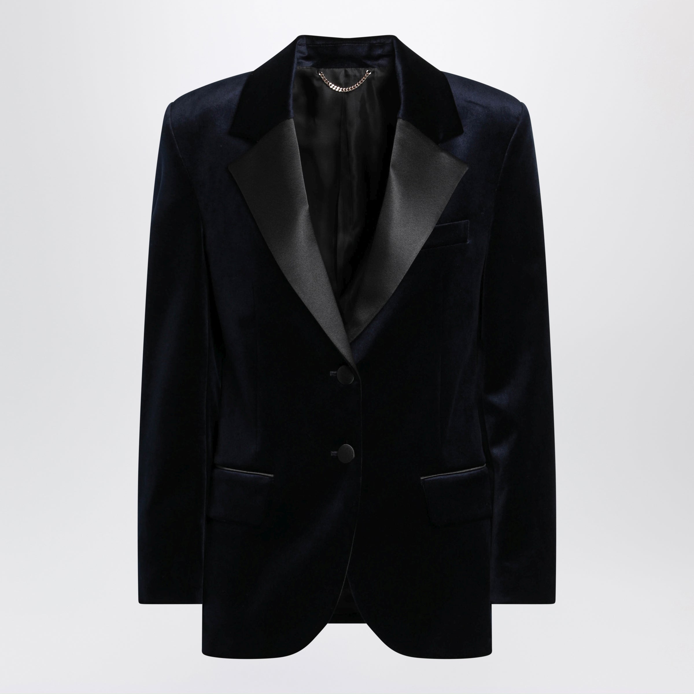 Victoria Beckham Midnight Blue Tailored Single-Breasted J
