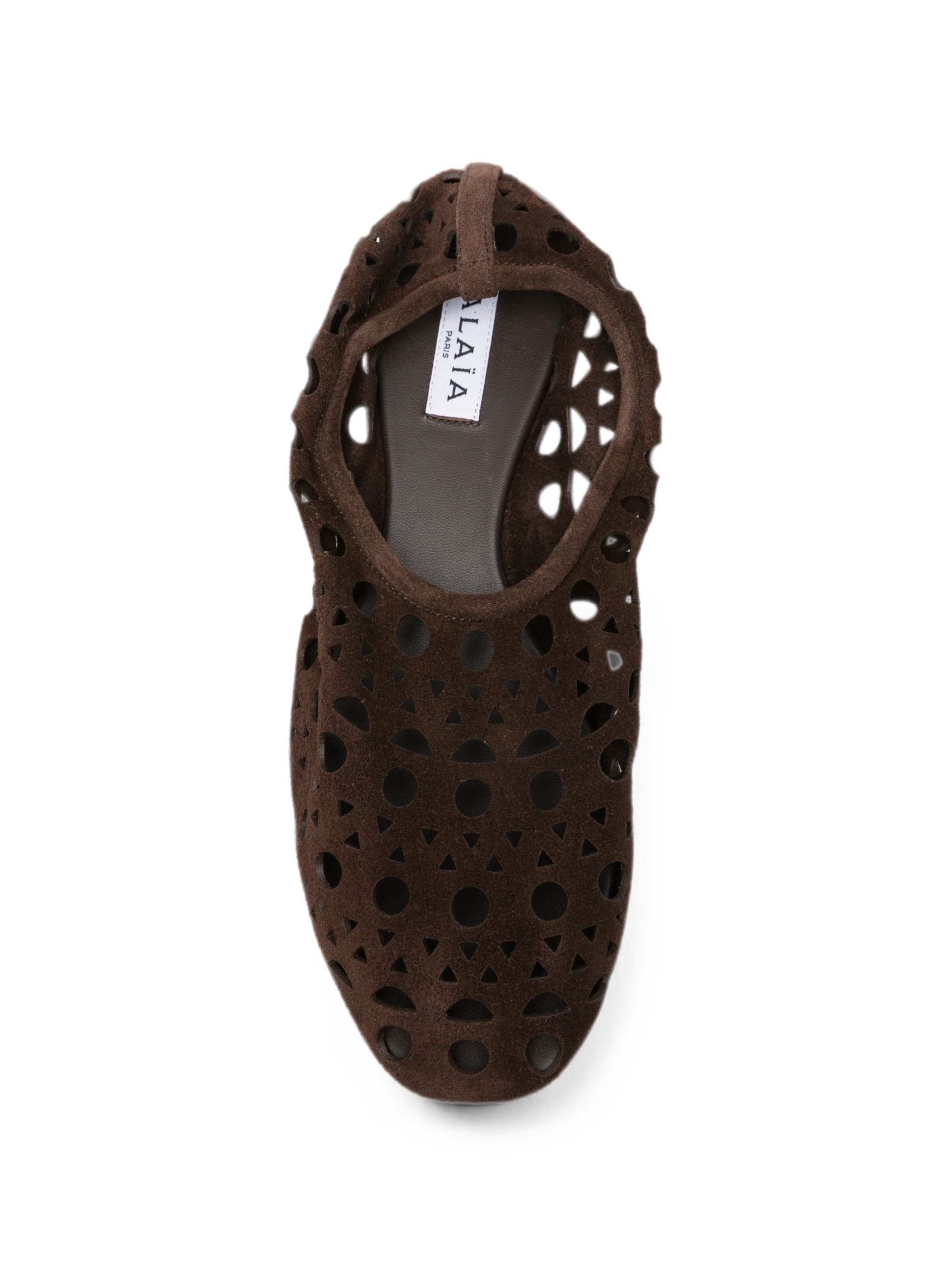 Alaïa Alaia Vienne Laser-Cut Ballet Flats