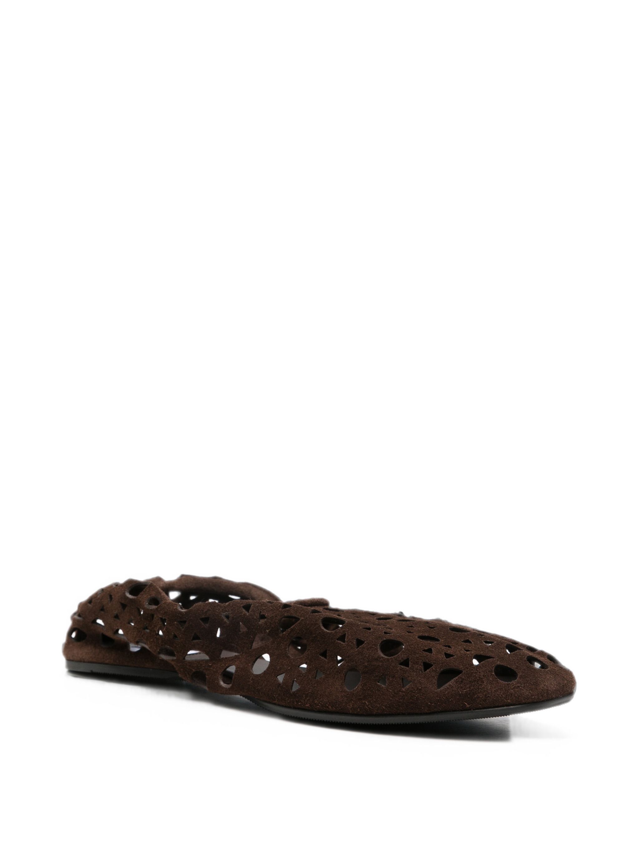 Alaïa Alaia Vienne Laser-Cut Ballet Flats
