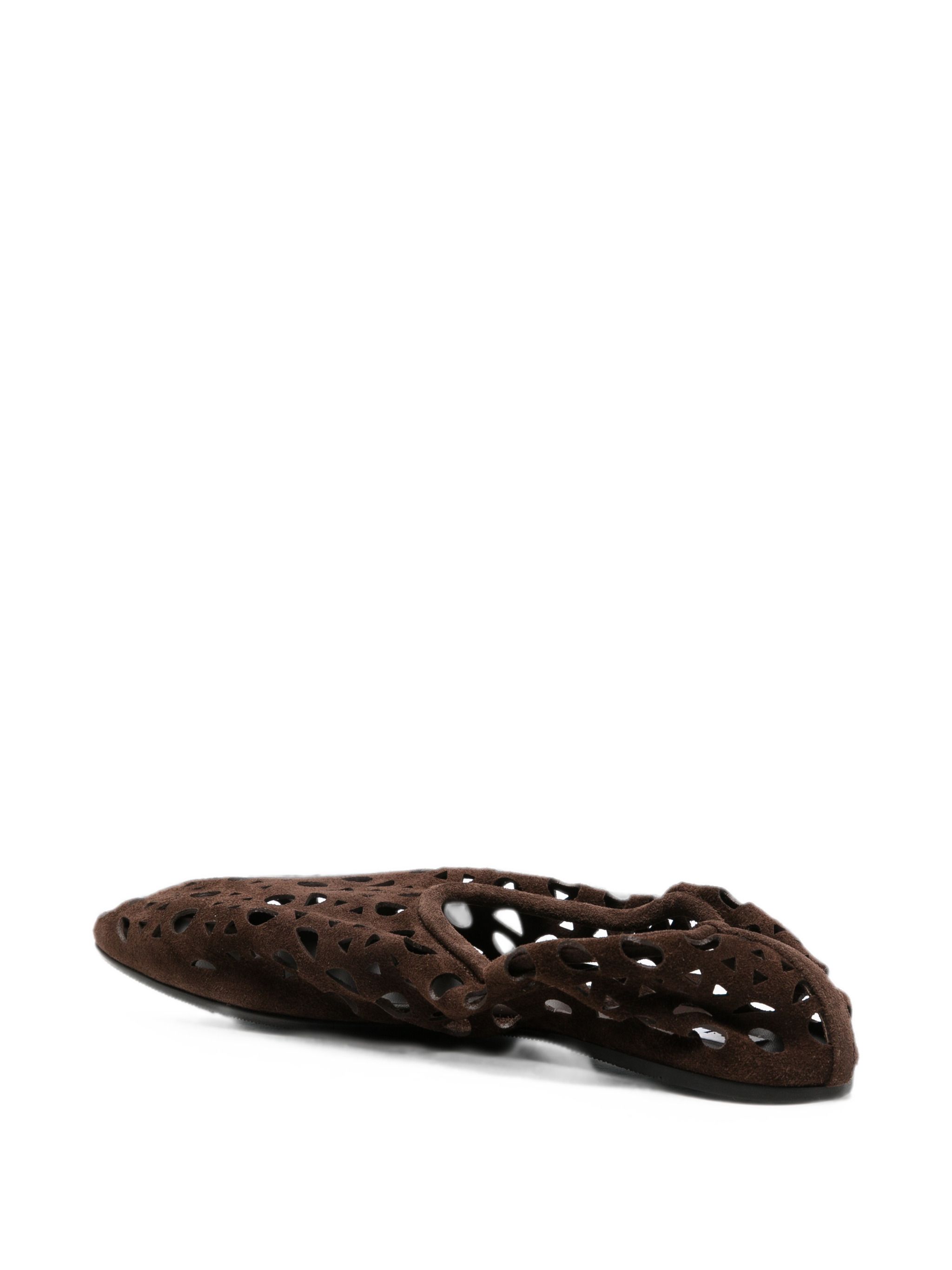 Alaïa Alaia Vienne Laser-Cut Ballet Flats