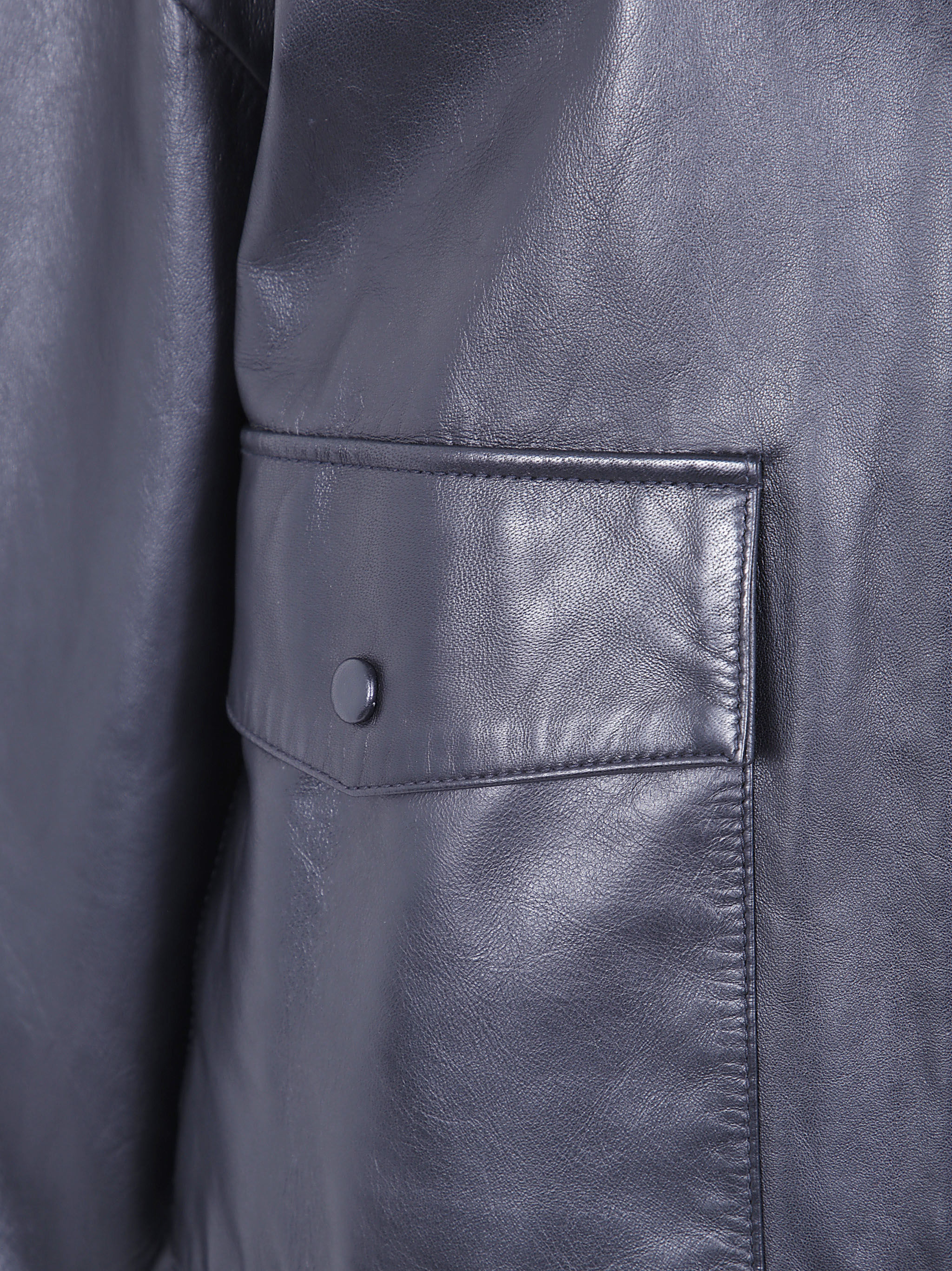 Liviana Conti "Vincent" Leather Bomber