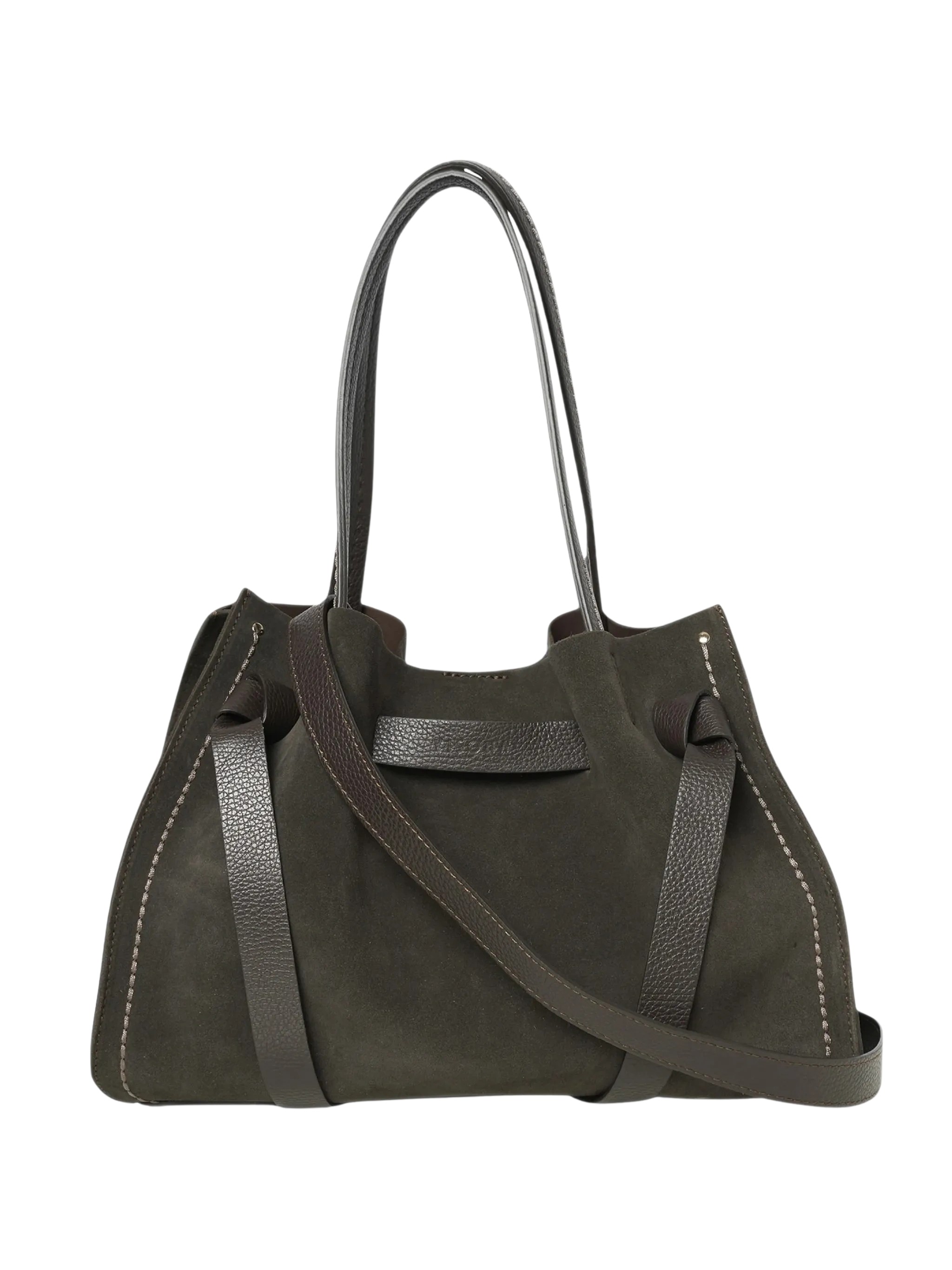 Visona` Vittoria Suede Tote Bag