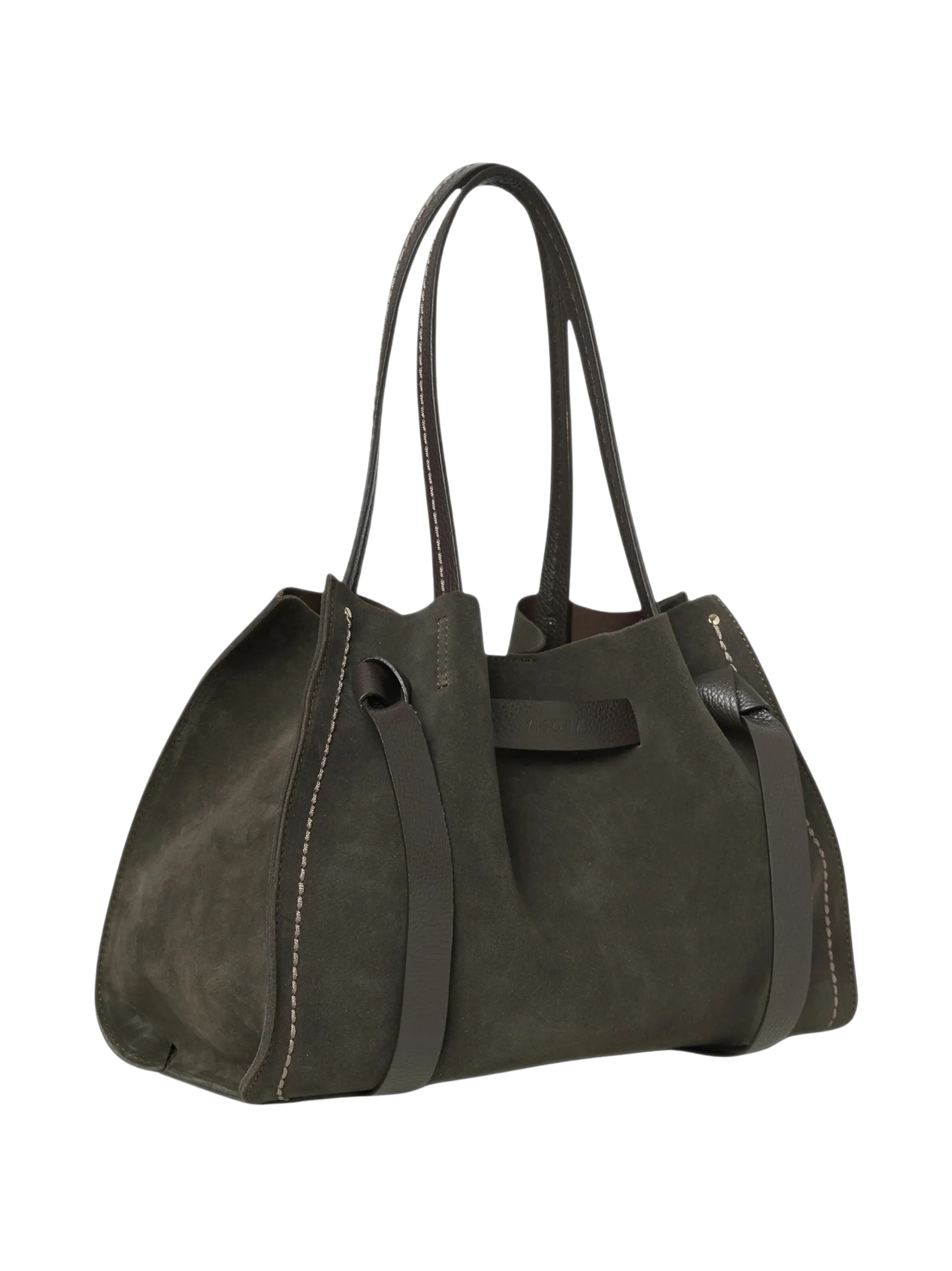 Visona` Vittoria Suede Tote Bag