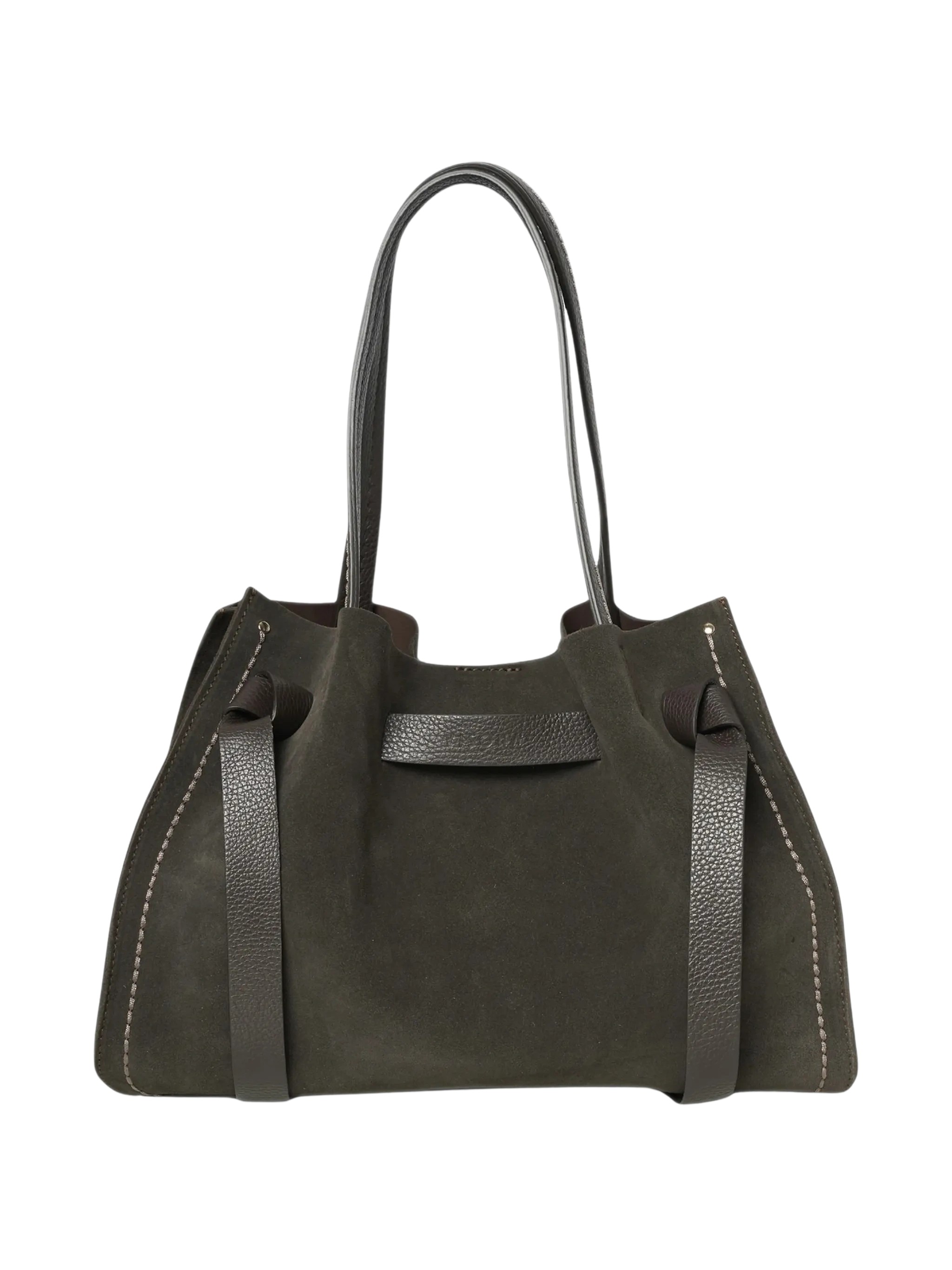 Visona` Vittoria Suede Tote Bag