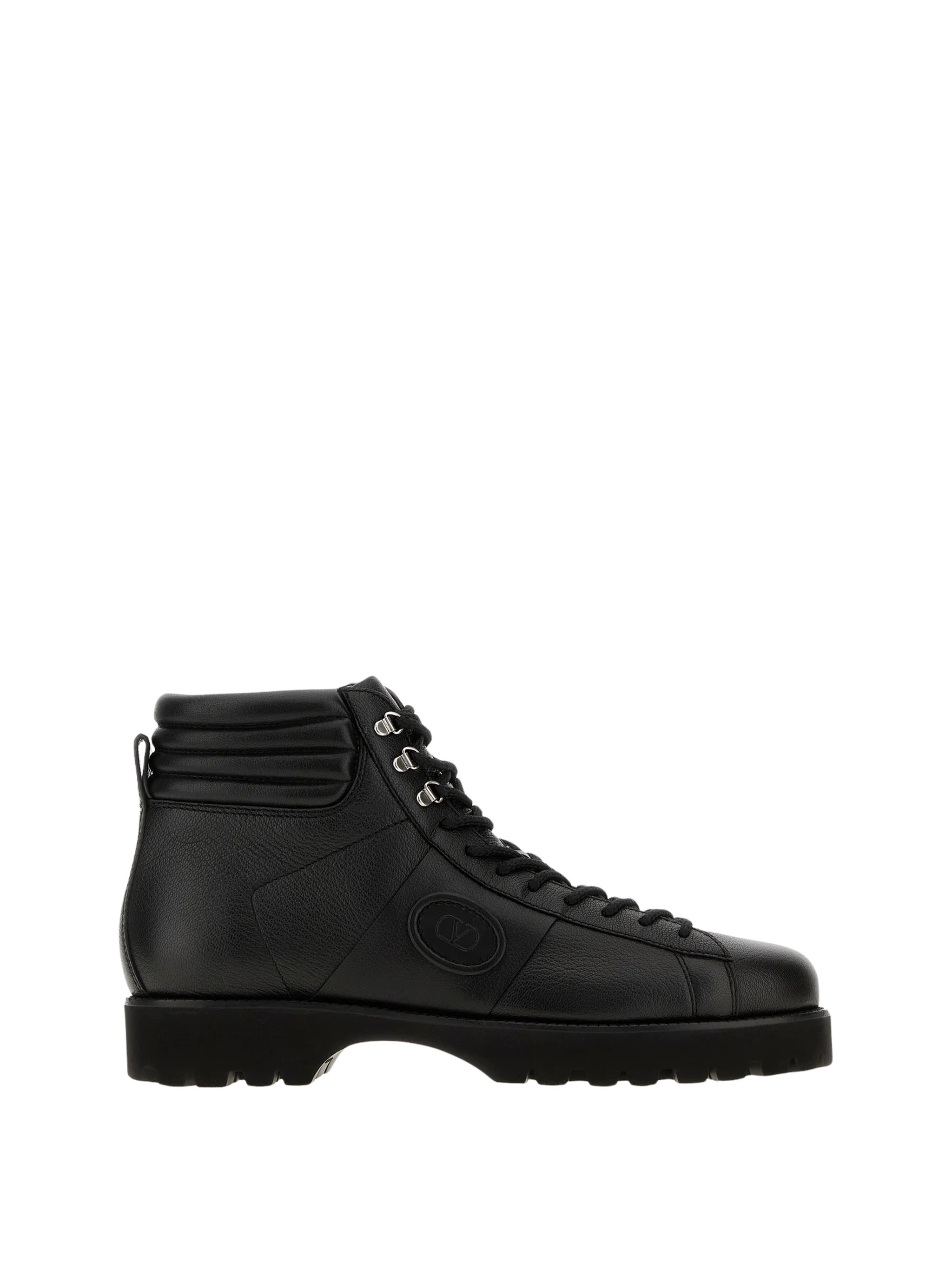 Valentino Vlogo Signature Lace-Up Boots