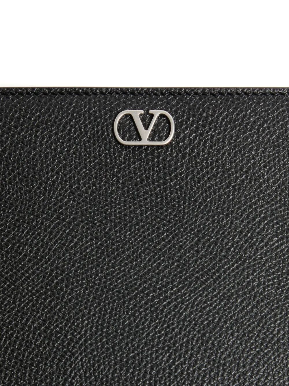 Valentino Garavani Vlogo Signature Leather Pouch