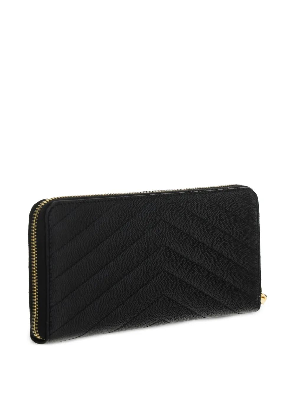 Saint Laurent Wallet Grained Leather Ysl