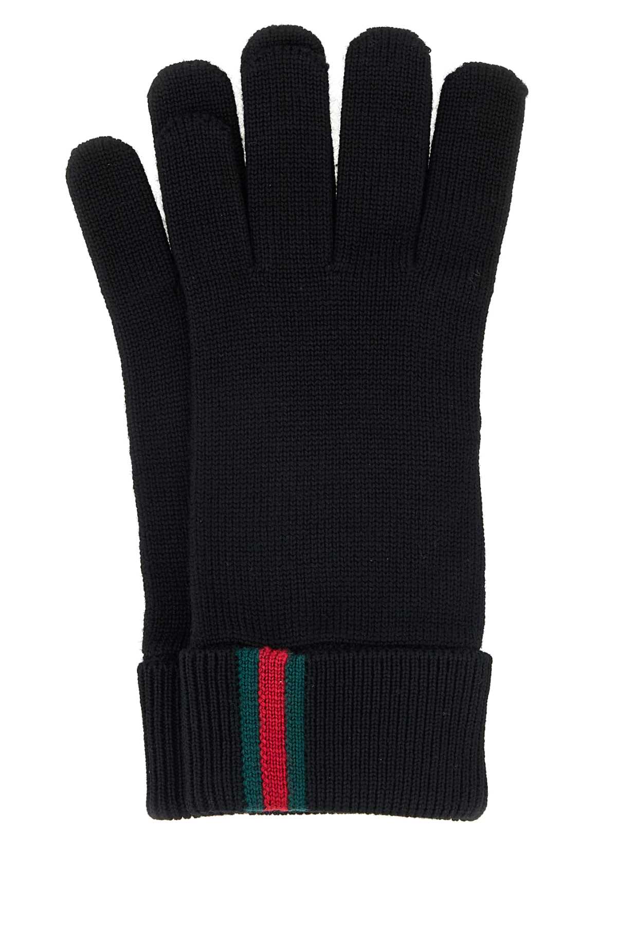 Gucci Web Wool Gloves