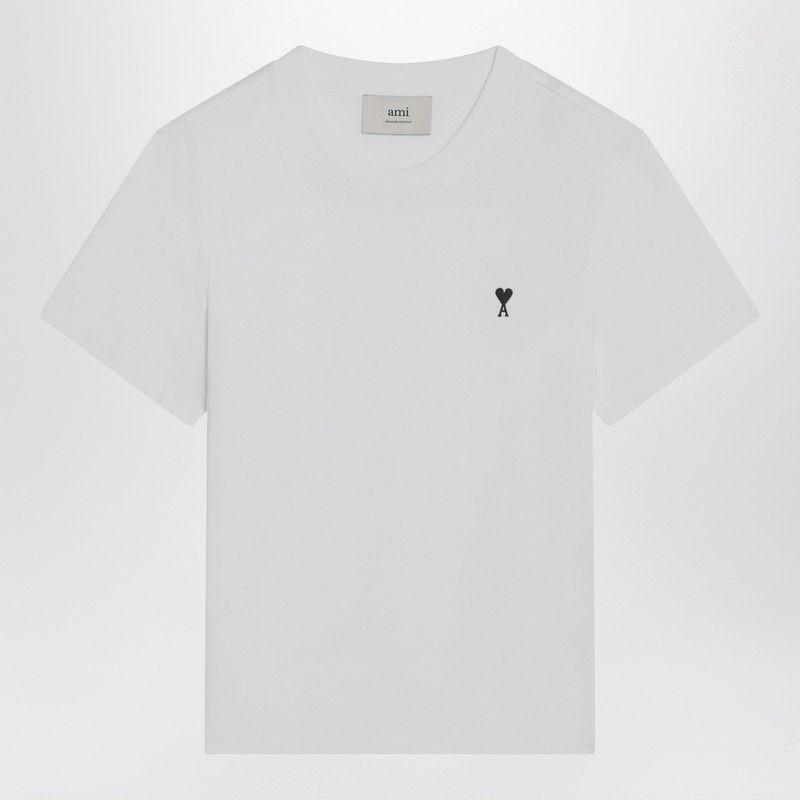 Ami paris White Ami De Coeur Tshirt