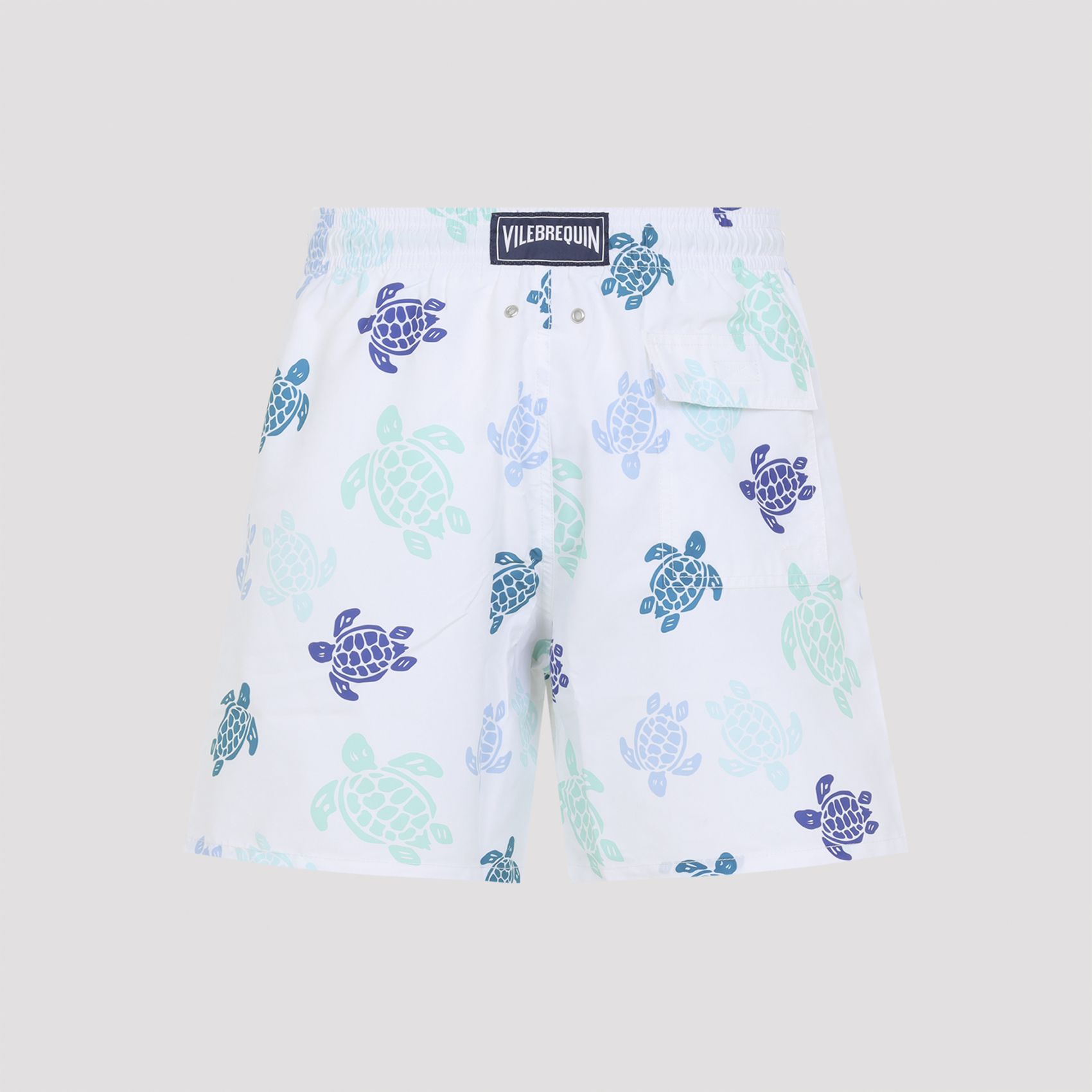 Vilebrequin White Moorea Recycled Polyester Swim Sho