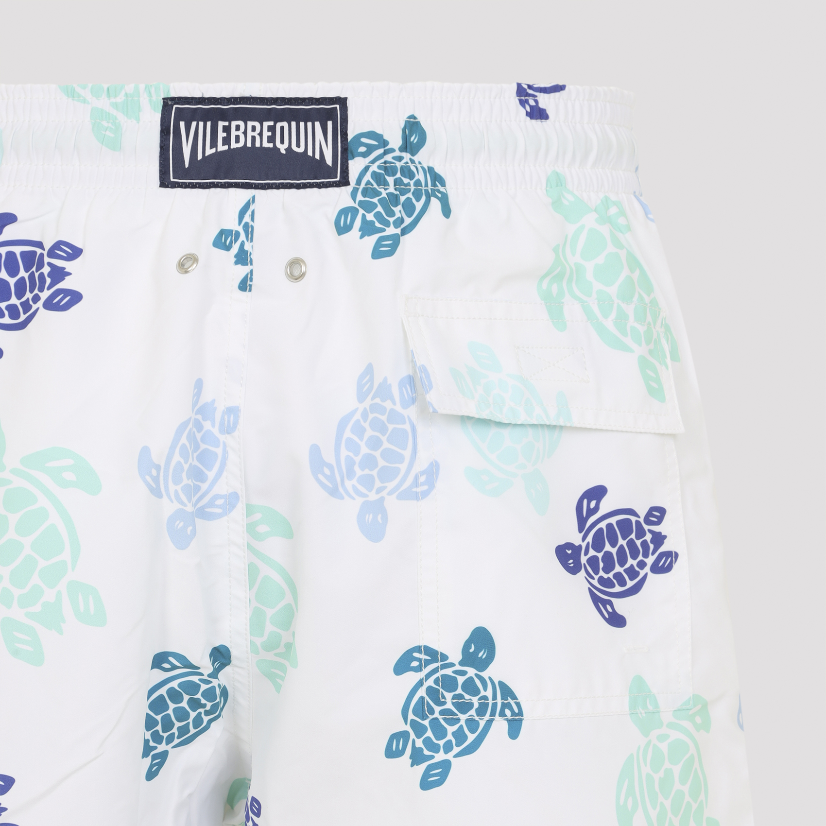 Vilebrequin White Moorea Recycled Polyester Swim Sho