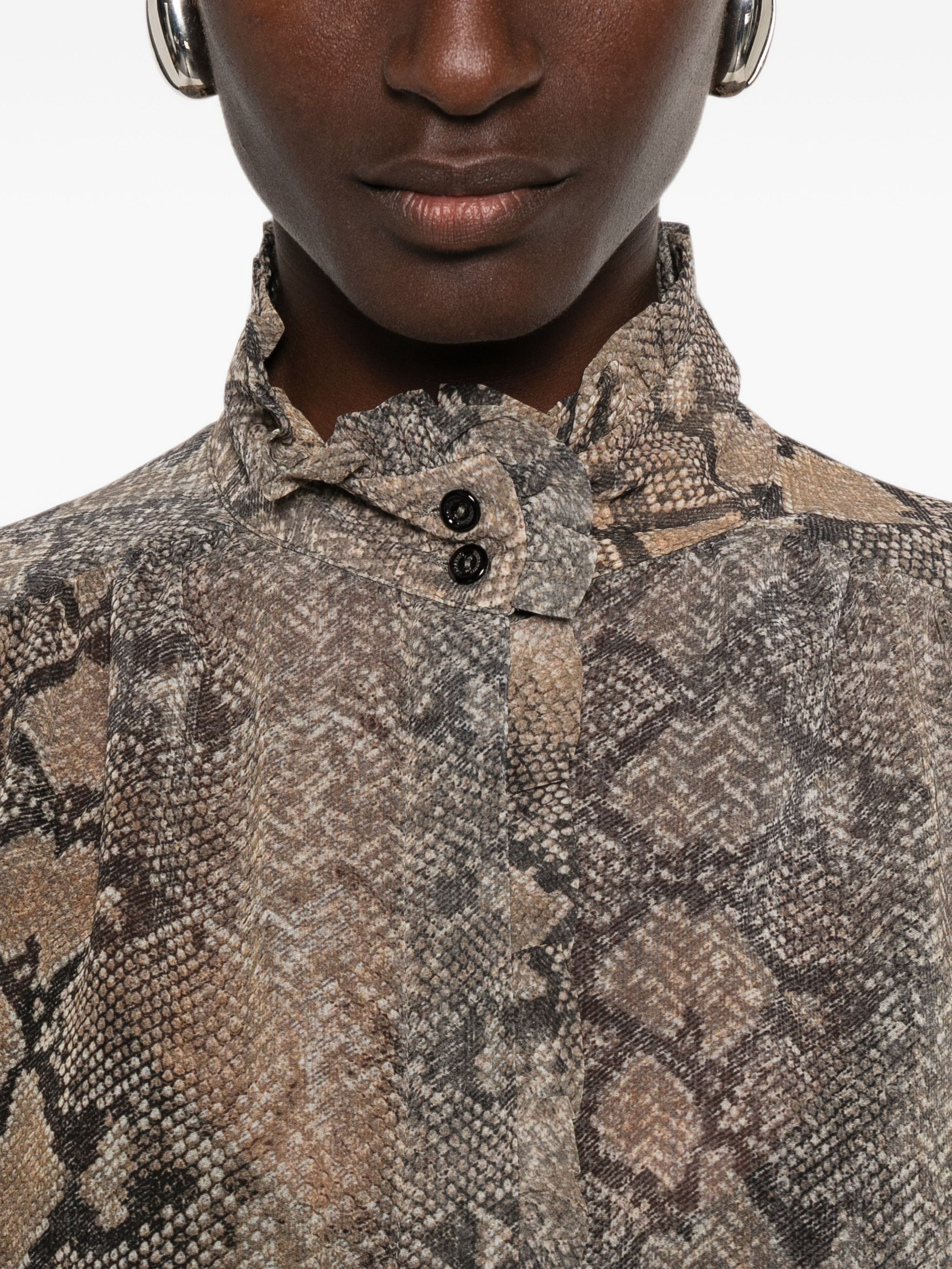 Ermanno White Polyester Shirt