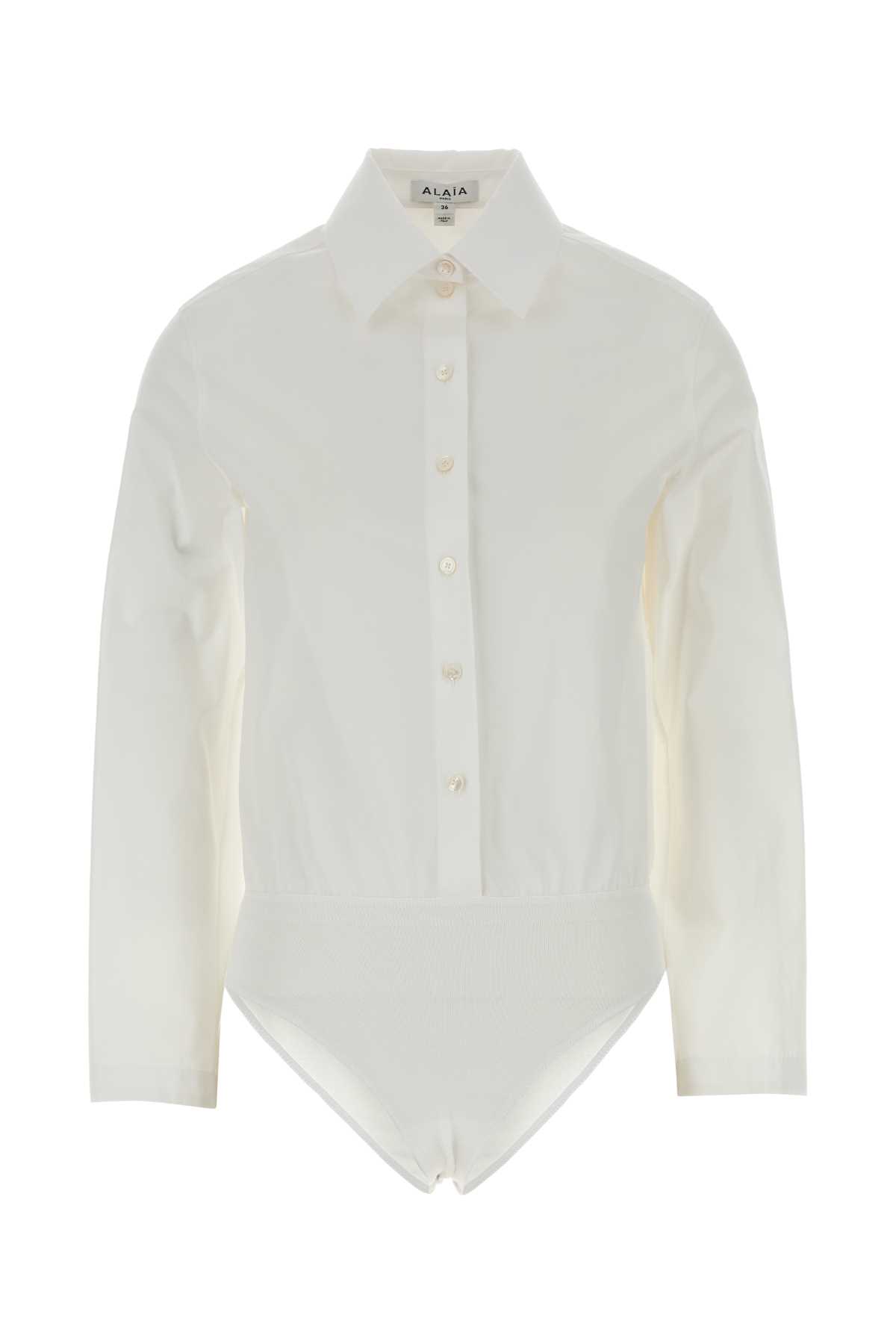Alaïa Alaia White Poplin Shirt