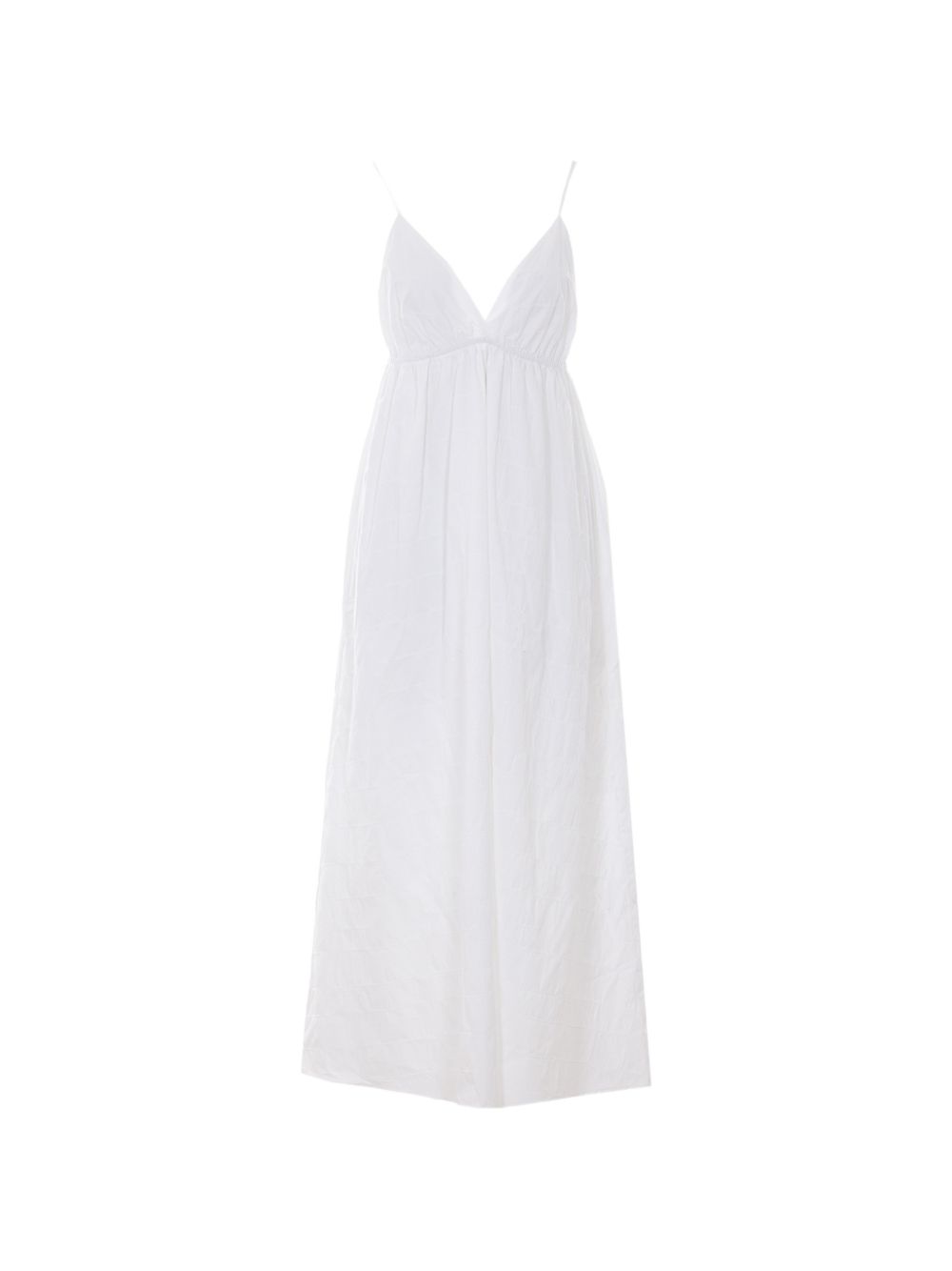 ELEH White Spaghetti Straps Dresses