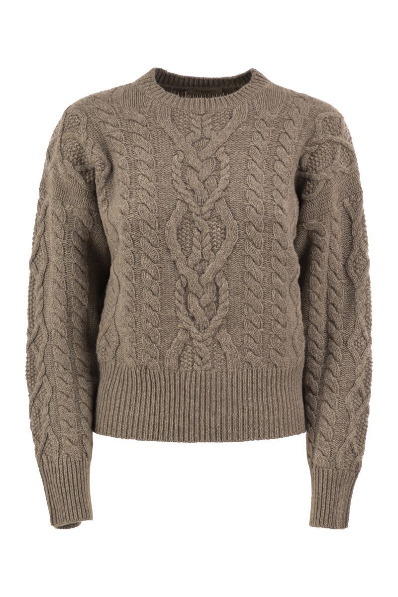Weekend Max Mara Wkdalben - Pure Virgin Wool Cable-Knit J