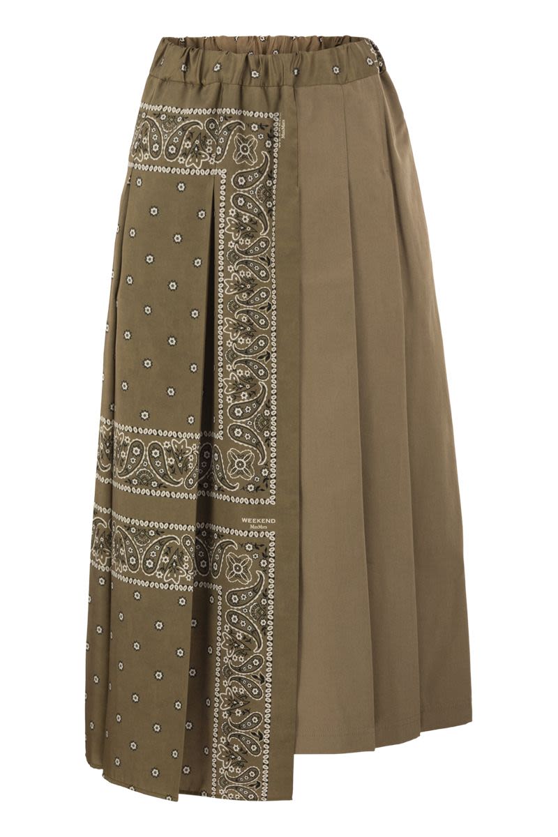 Weekend Max Mara Wkdceci - Pleated Midi Skirt With Bandan