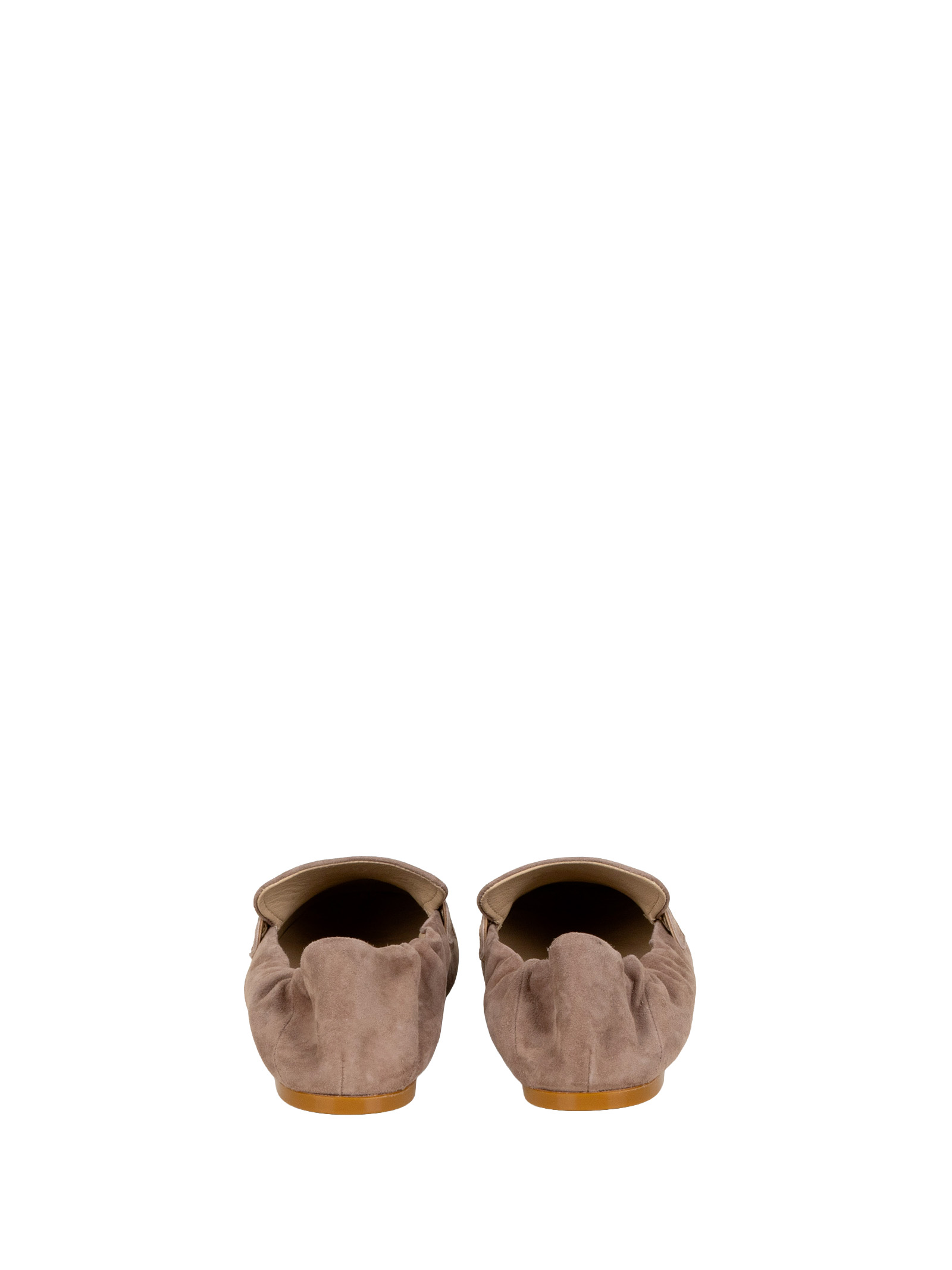 Guglielmo Rotta Woman Satin Loafers Taupe