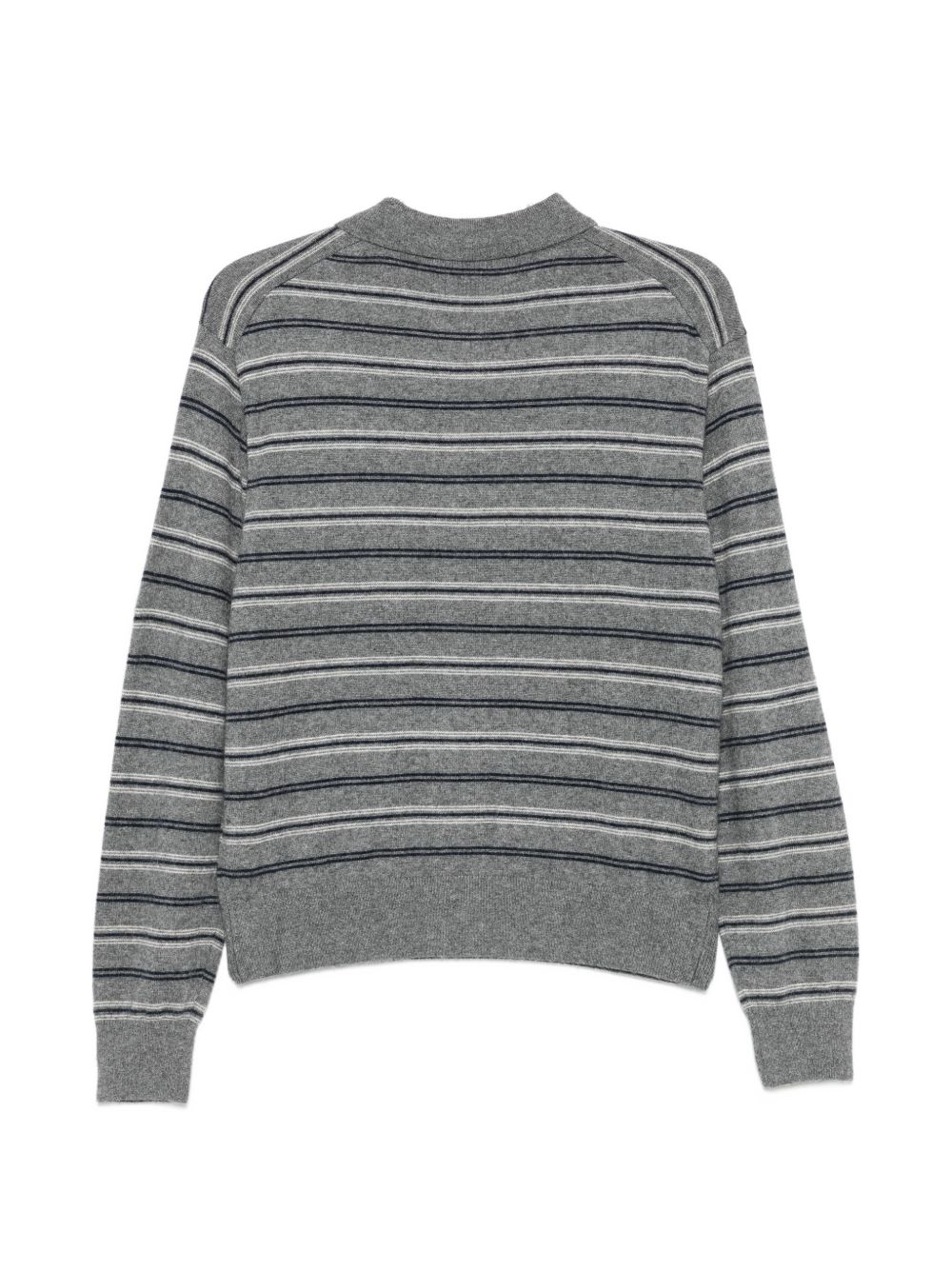Dunst Wool Blend Striped Polo Shirt