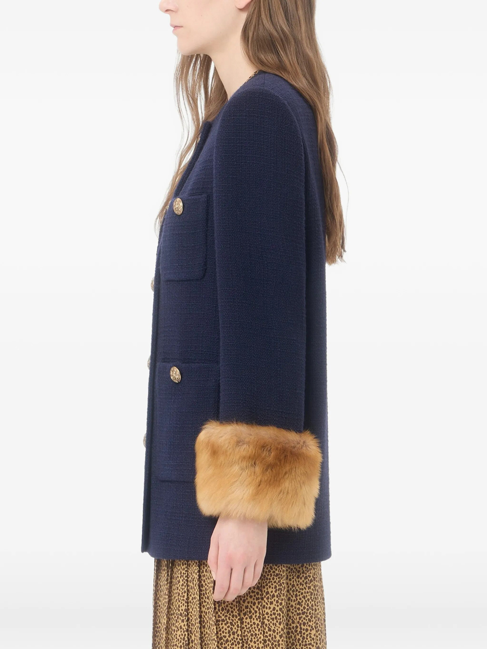 Valentino Wool Caban Coat