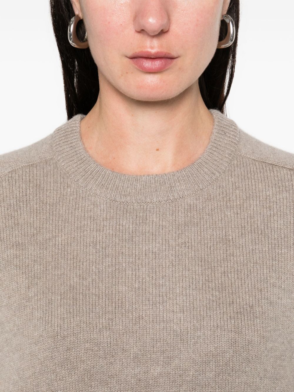 Soft Goat Wool Crewneck Jumper