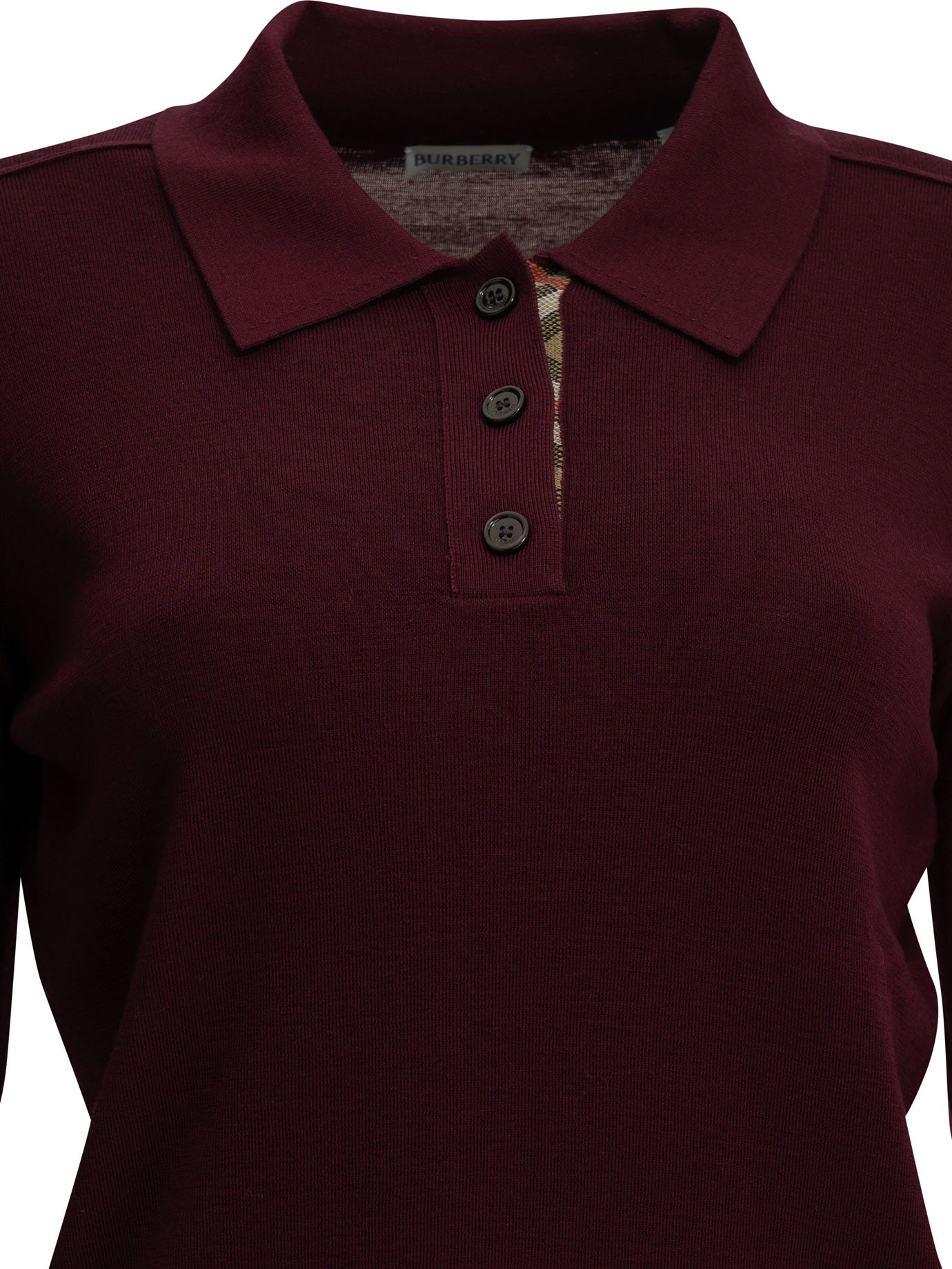 Burberry Wool Polo Sweater