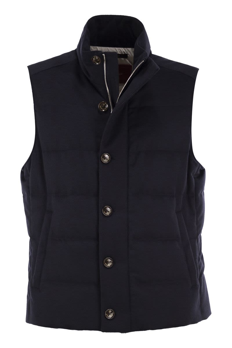 Montecore Wool, Silk And Cashmere Blend Padded Gil
