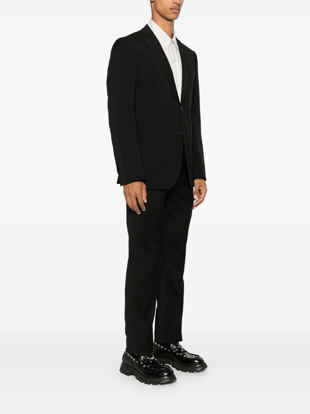 Emporio Armani Wool Single-Breasted Suit
