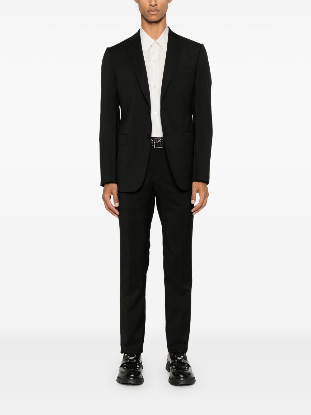 Emporio Armani Wool Single-Breasted Suit