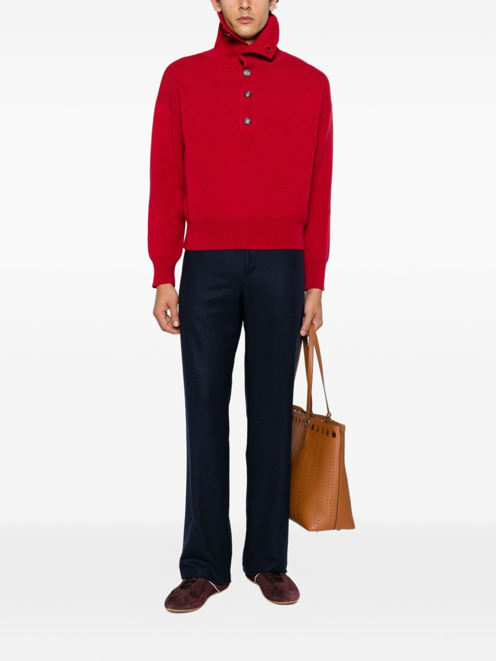 Ami paris Wool Turtle-Neck Sweater