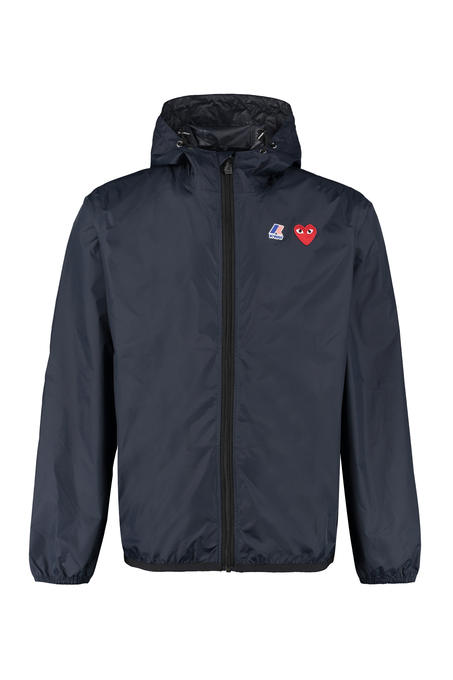 Comme Des Garçons Play X K Way Zipped Hooded Jacket