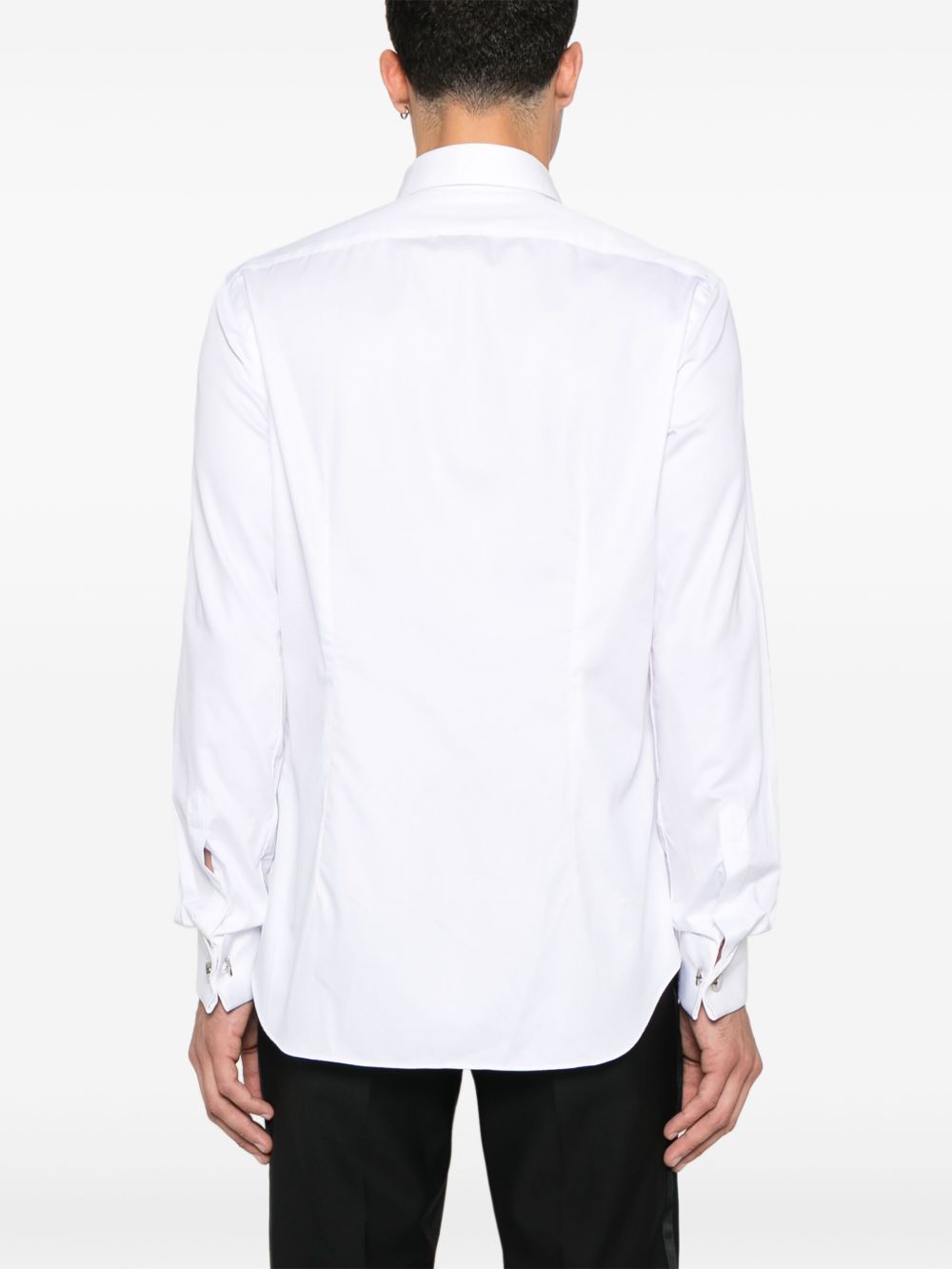 Xacus White Cotton Shirt