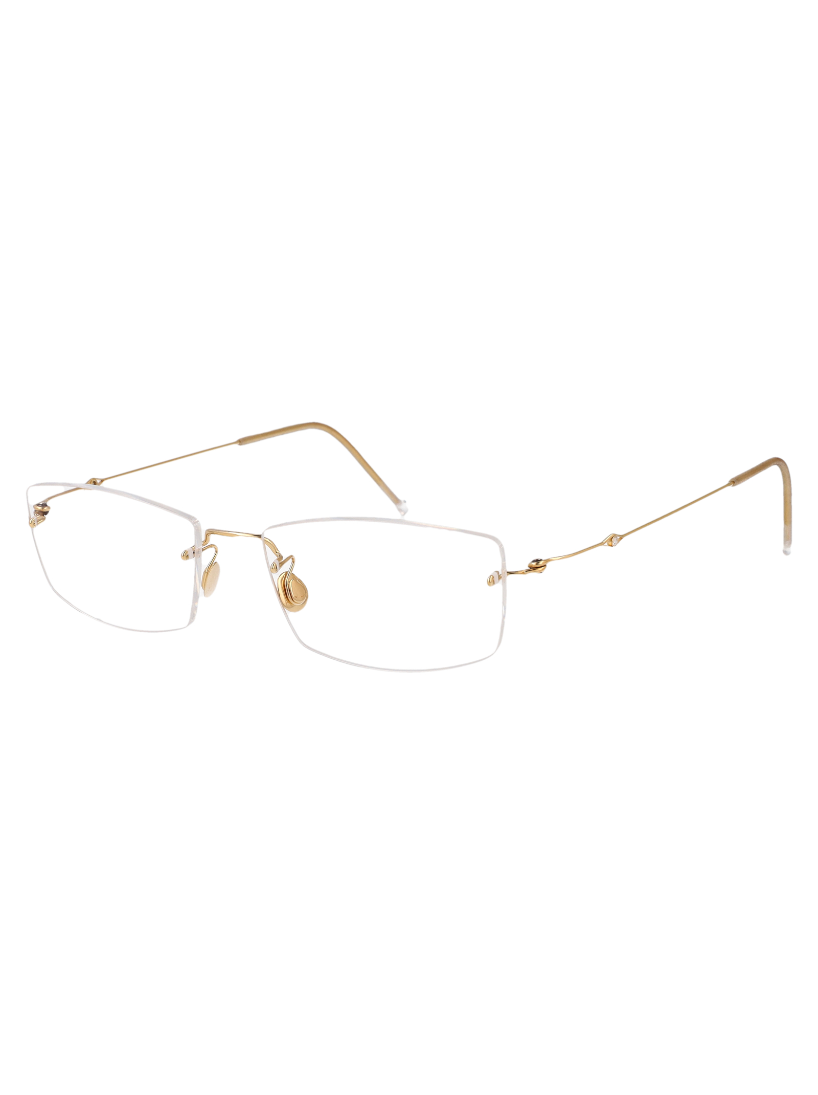 Lindberg Yellow Gold Diamond Titanium Glasses