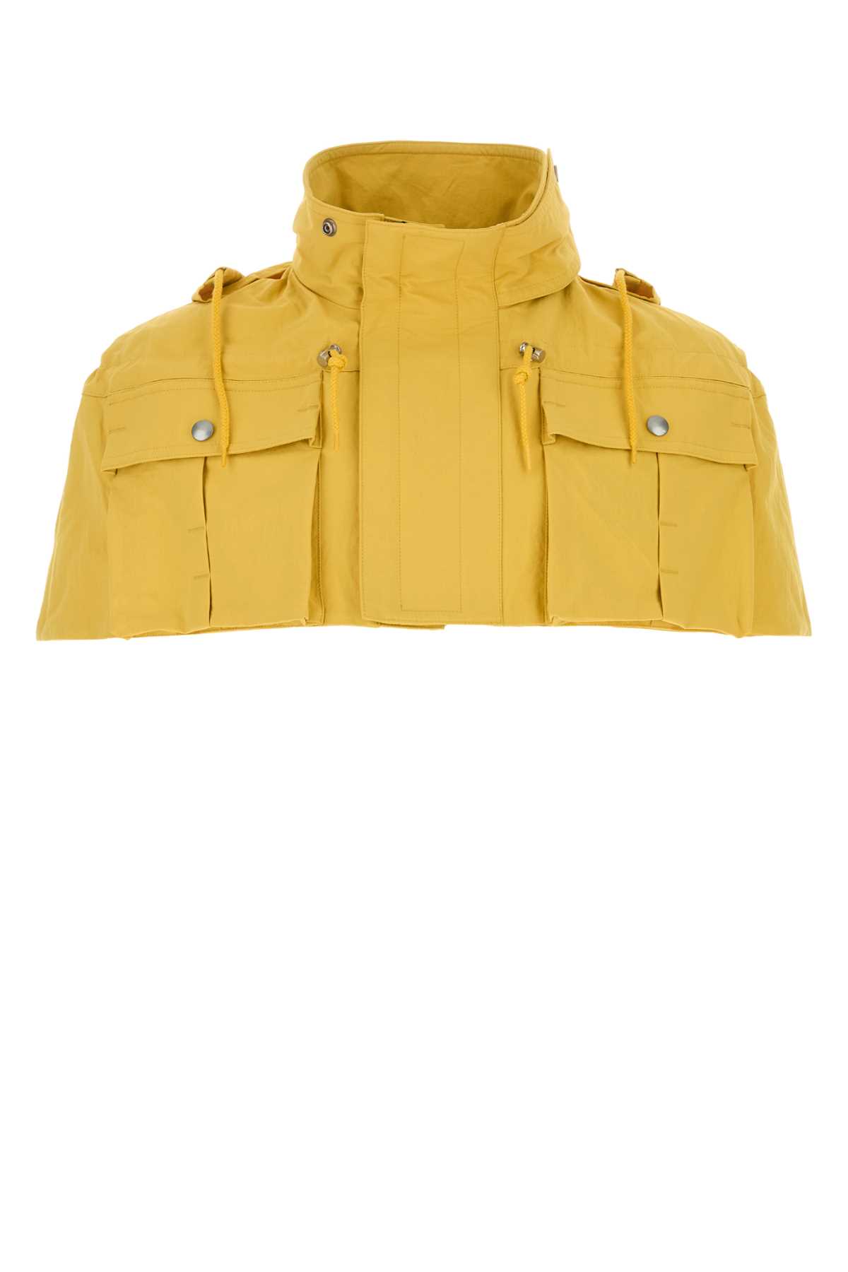 Prada Yellow Nylon Cape