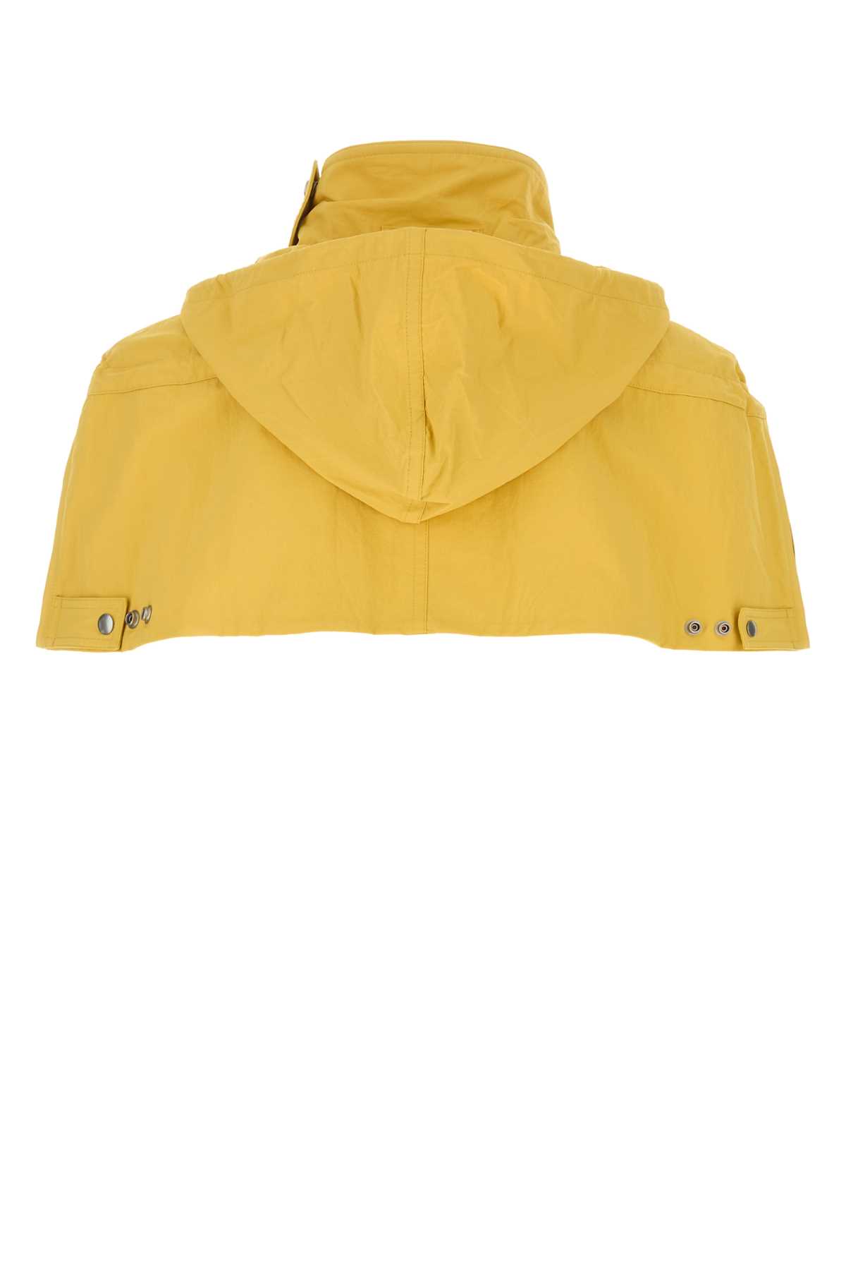 Prada Yellow Nylon Cape