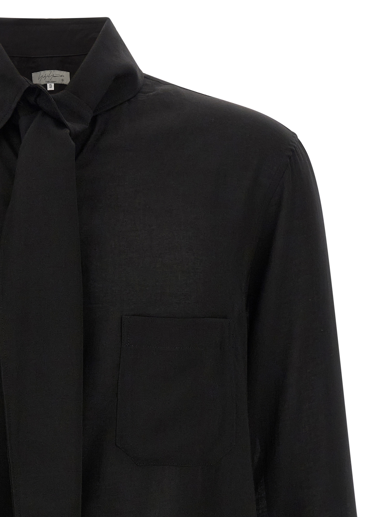 Yohji Yamamoto Stole Collar Shirt
