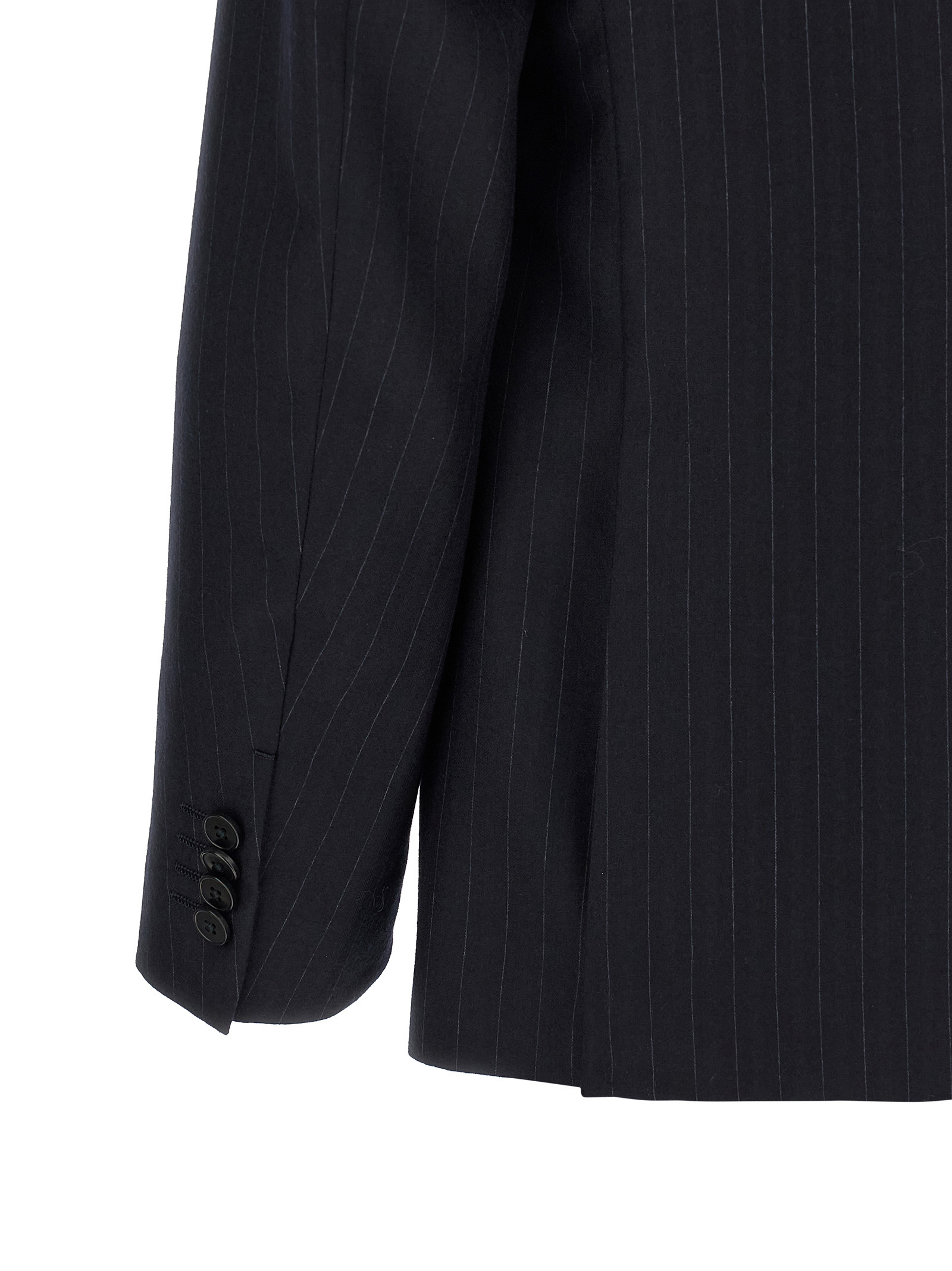 Zegna Pinstriped Flannel Dress