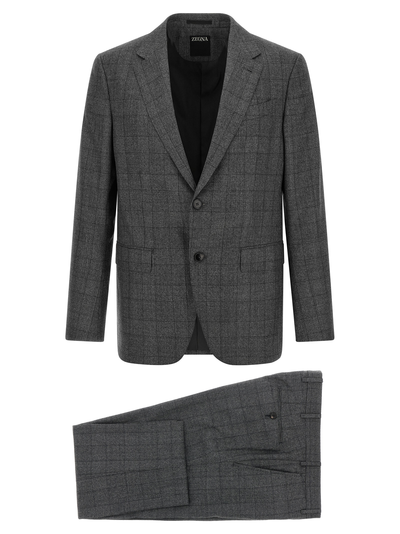 Zegna Square Flannel Dress