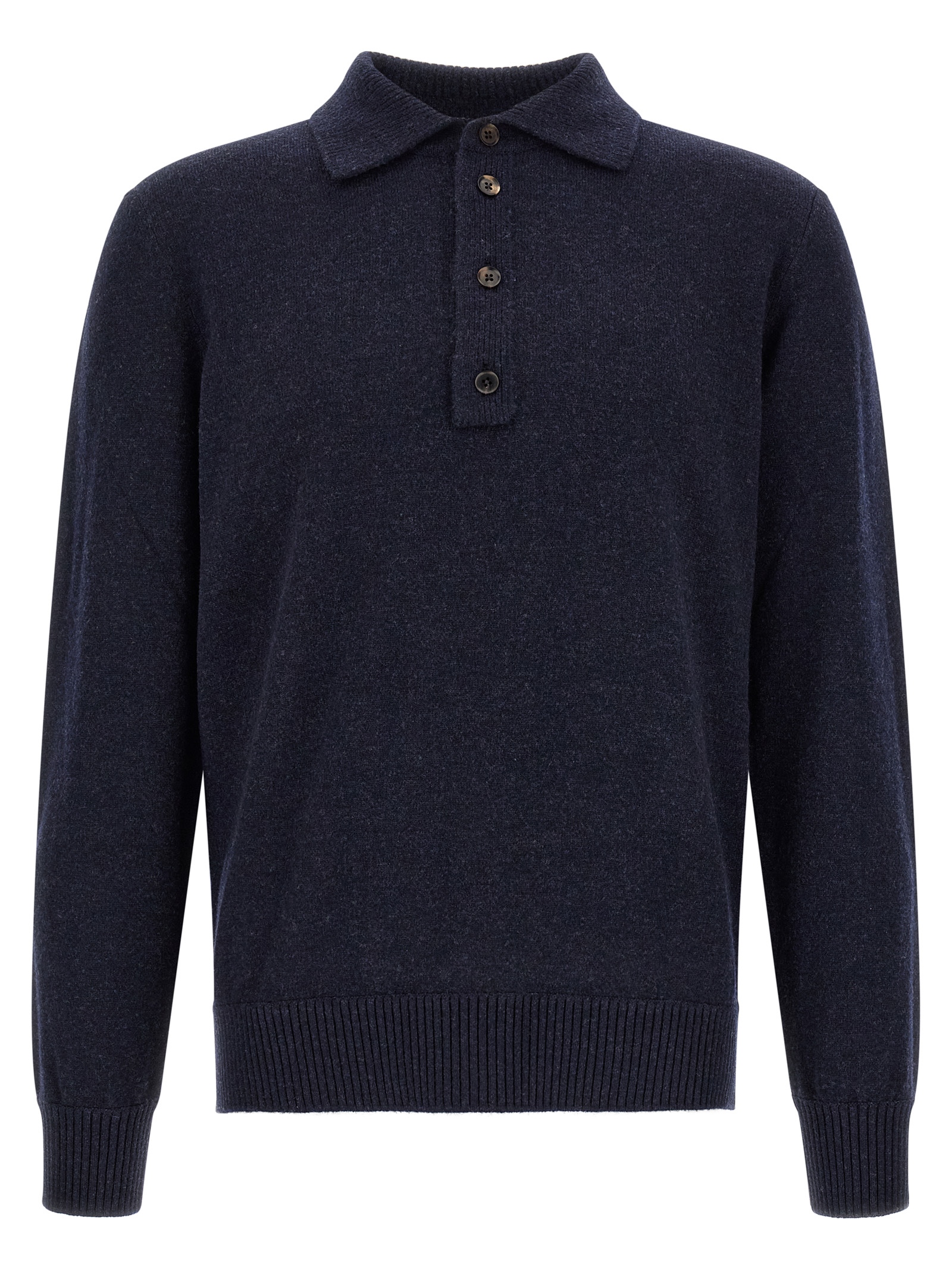Zegna Wool And Cashmere Polo Shirt