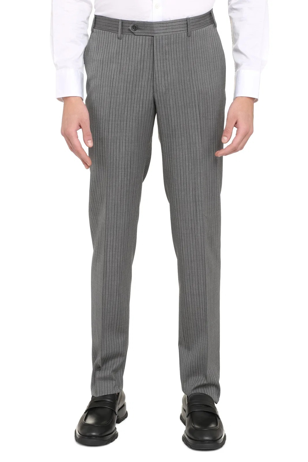 Canali Tailored Wool Trousers